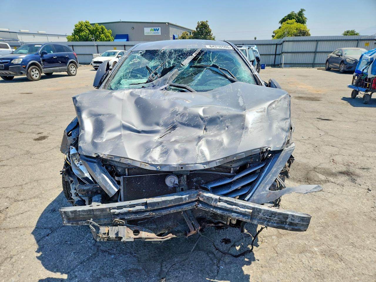 2013 Hyundai Sonata Gls Gray vin: 5NPEB4AC6DH519031
