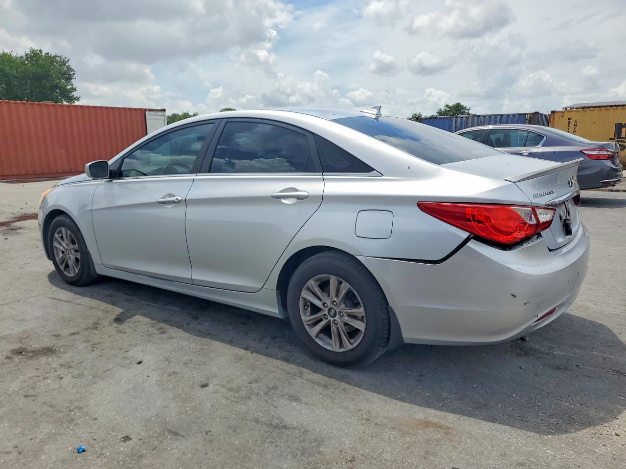 2013 Hyundai Sonata Gls Silver vin: 5NPEB4AC6DH527890