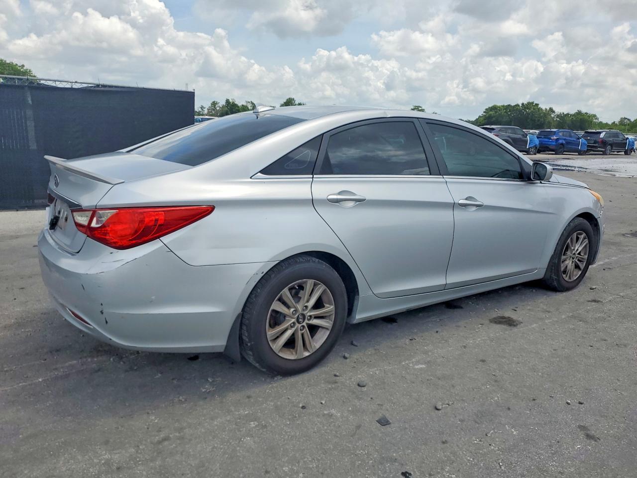 2013 Hyundai Sonata Gls Silver vin: 5NPEB4AC6DH527890