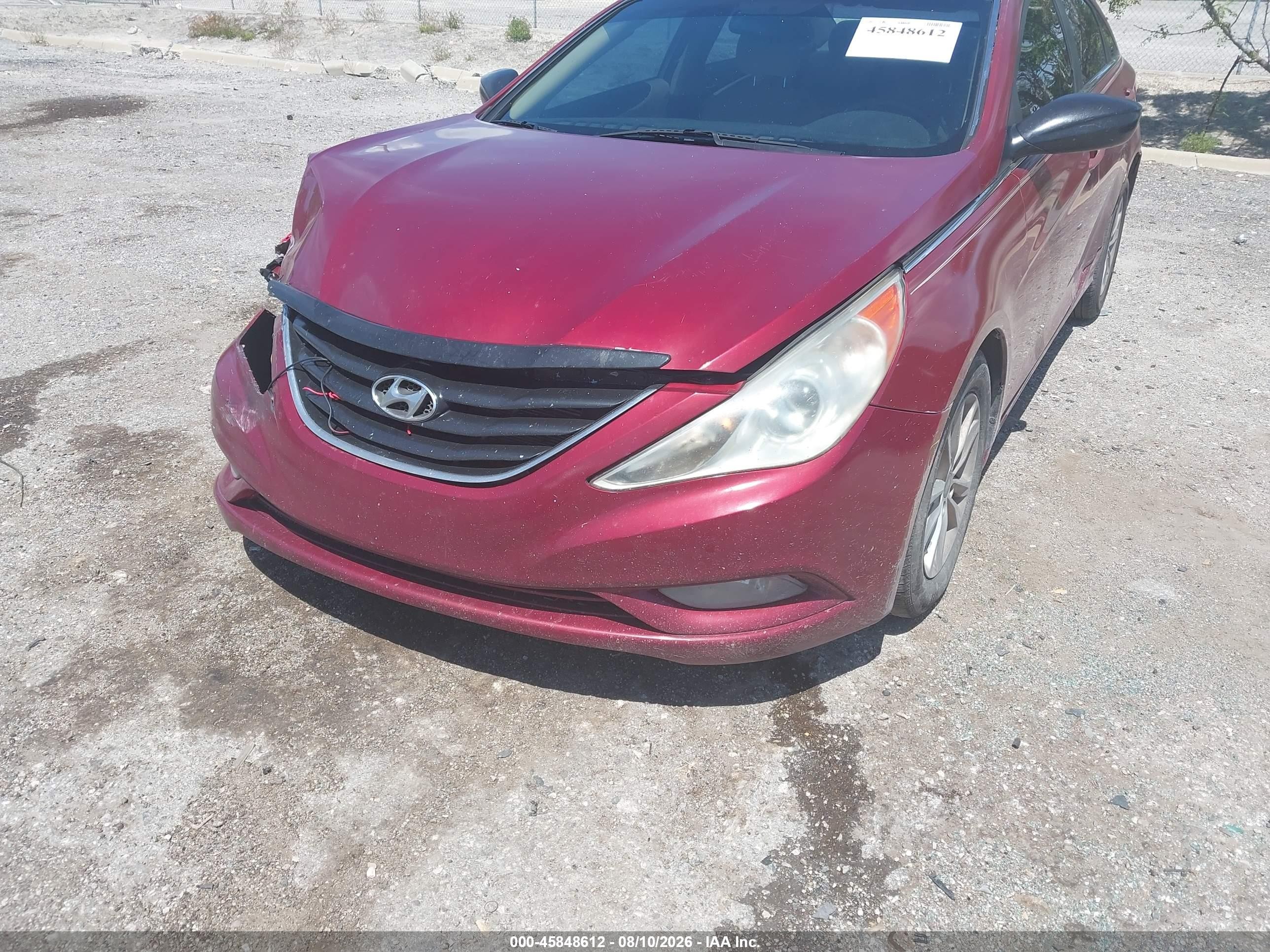 2013 Hyundai Sonata Gls Burgundy vin: 5NPEB4AC6DH531468