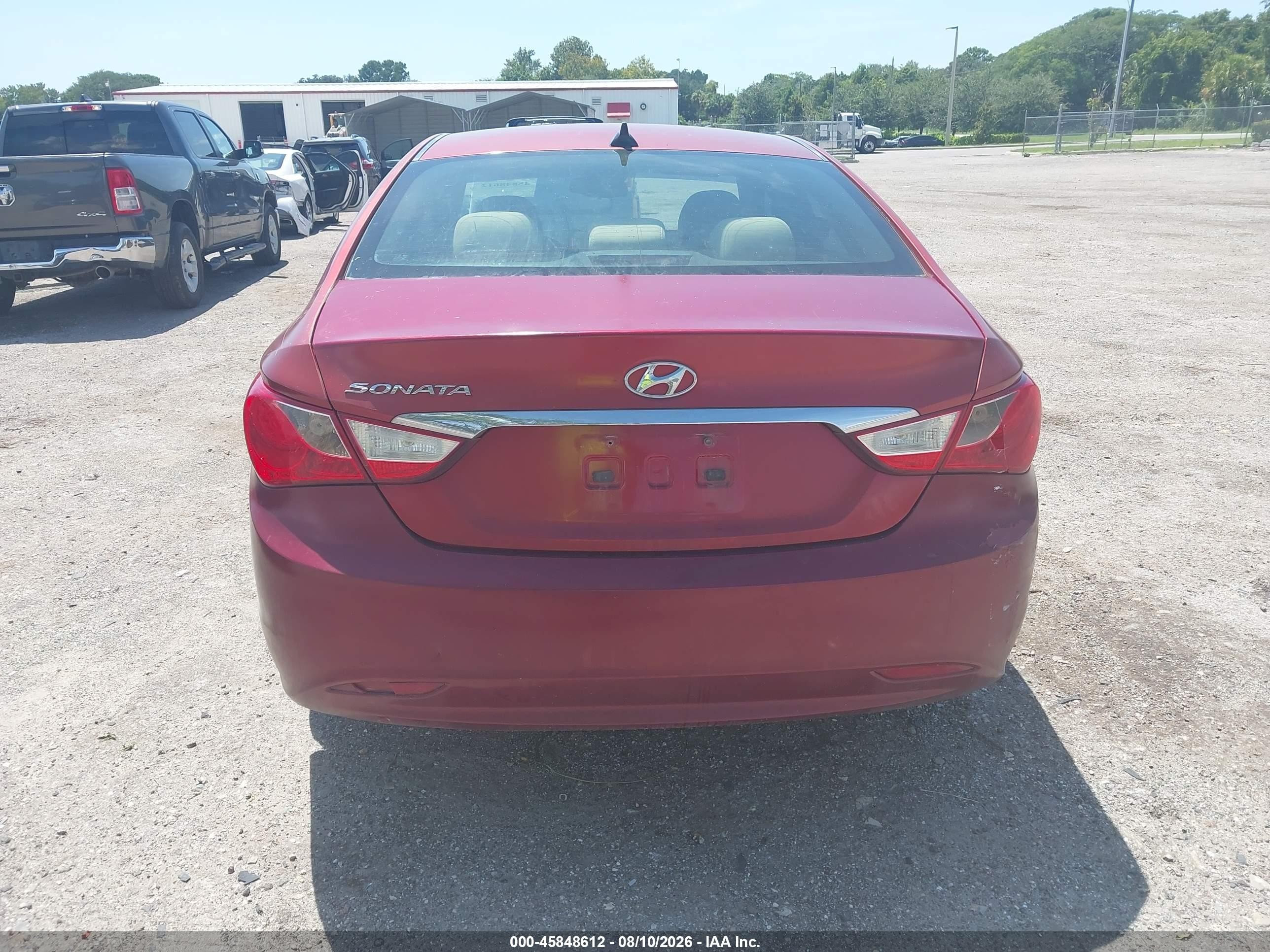2013 Hyundai Sonata Gls Burgundy vin: 5NPEB4AC6DH531468