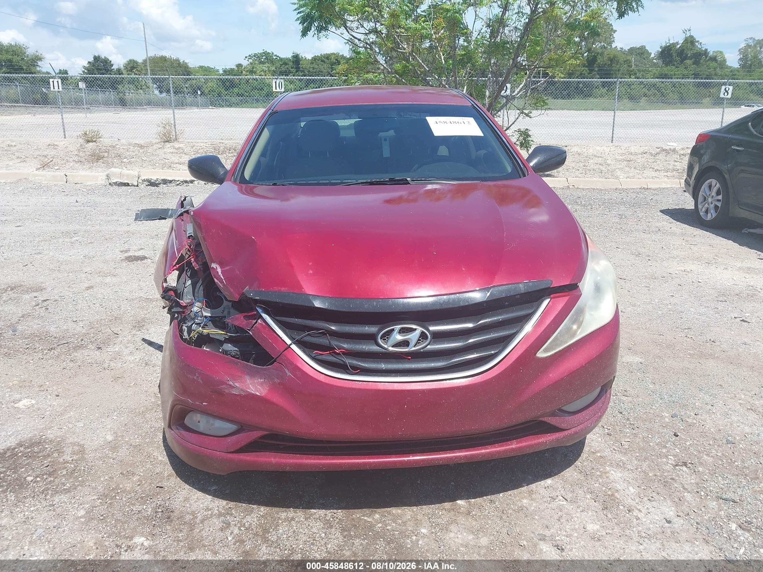 2013 Hyundai Sonata Gls Burgundy vin: 5NPEB4AC6DH531468