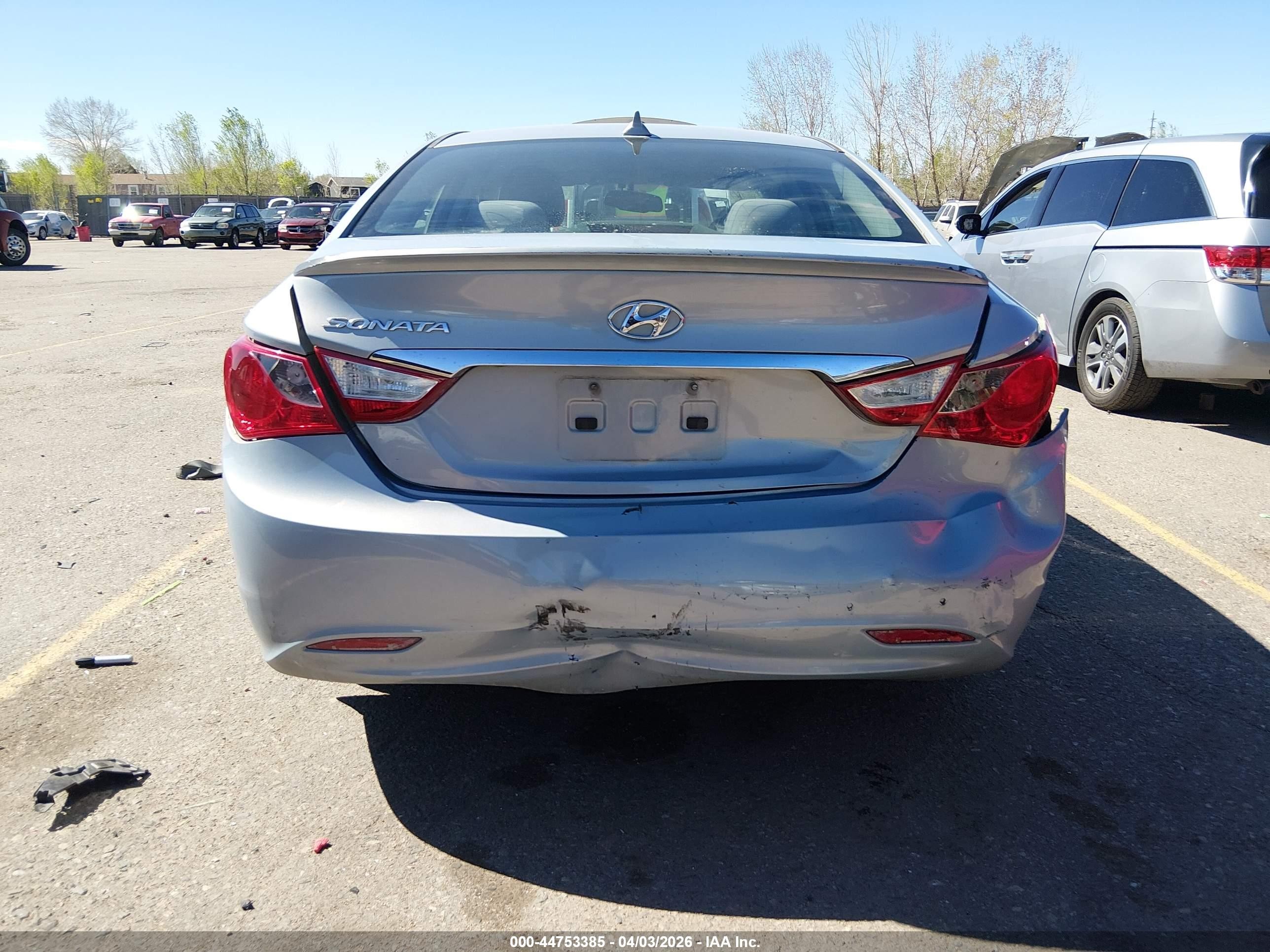 2013 Hyundai Sonata Gls Blue vin: 5NPEB4AC6DH532748