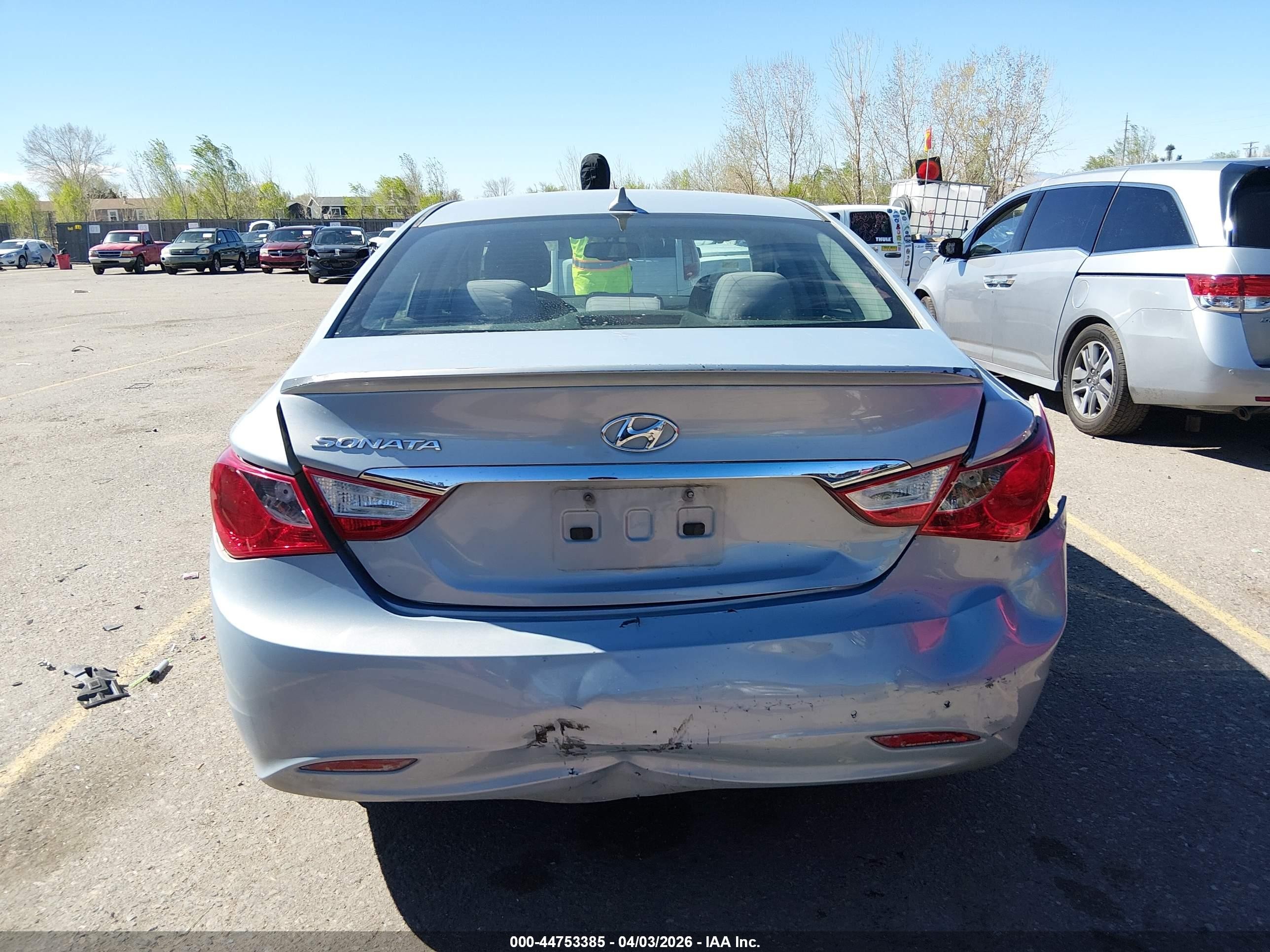 2013 Hyundai Sonata Gls Blue vin: 5NPEB4AC6DH532748