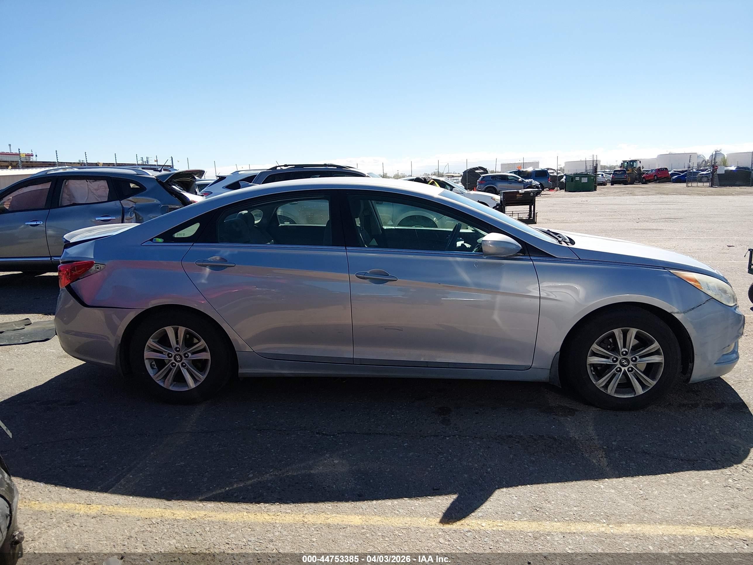 2013 Hyundai Sonata Gls Blue vin: 5NPEB4AC6DH532748
