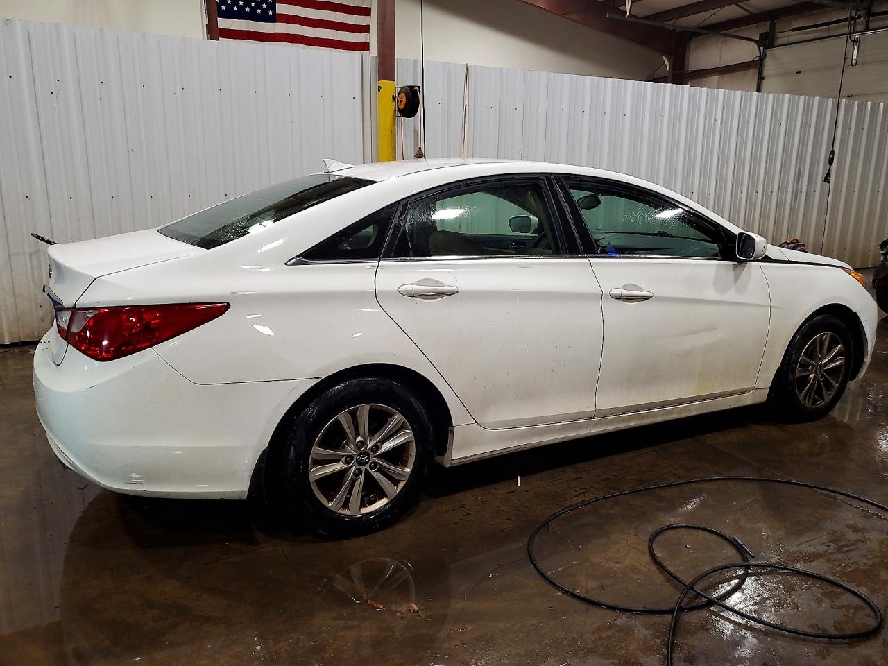2013 Hyundai Sonata Gls White vin: 5NPEB4AC6DH543894