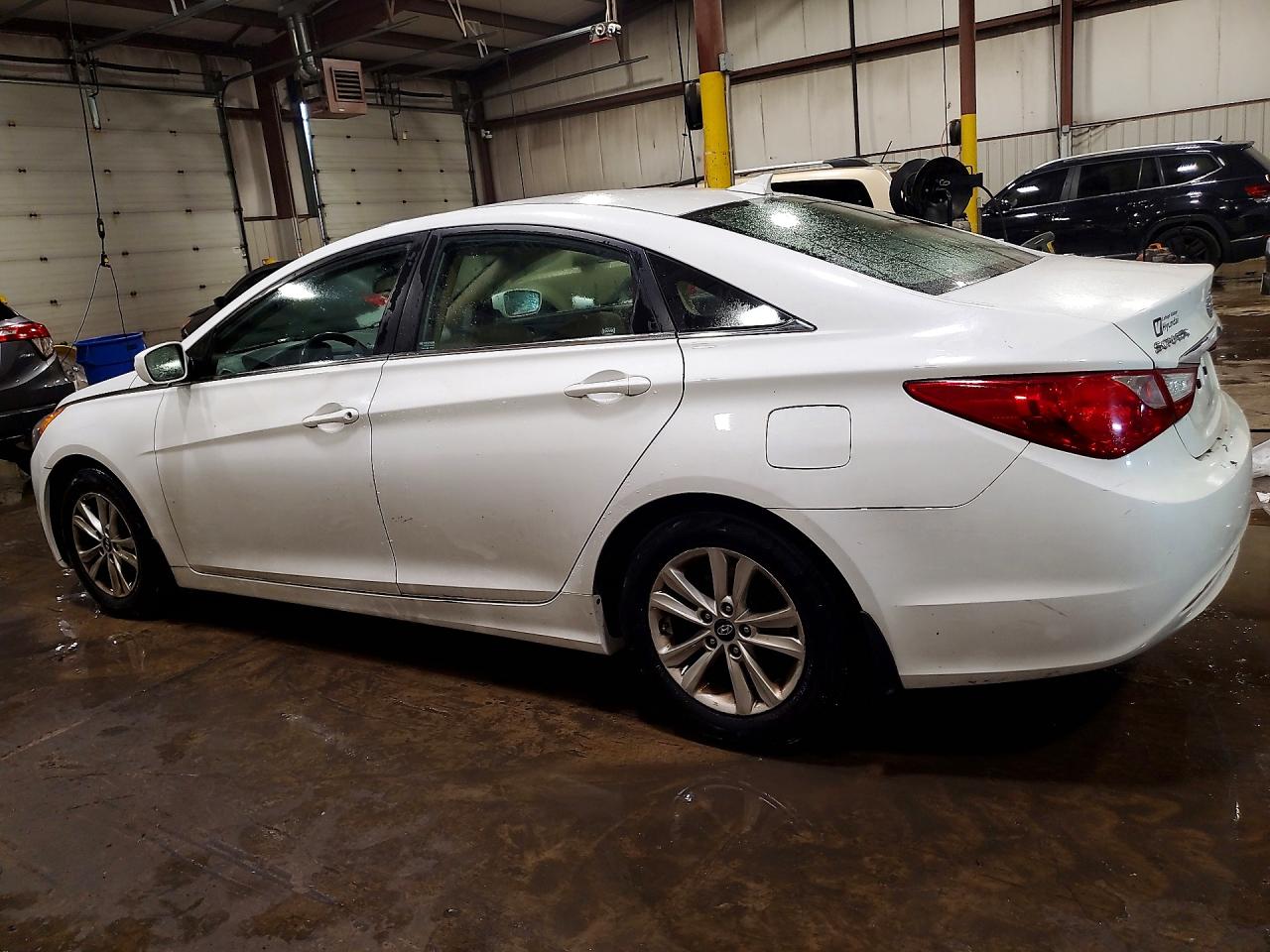 2013 Hyundai Sonata Gls White vin: 5NPEB4AC6DH543894