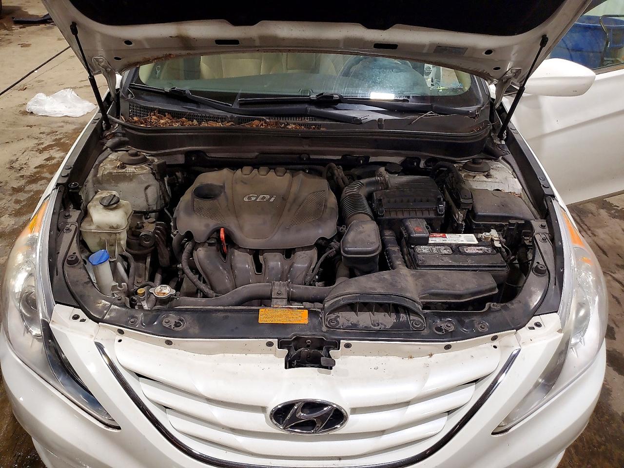 2013 Hyundai Sonata Gls White vin: 5NPEB4AC6DH543894