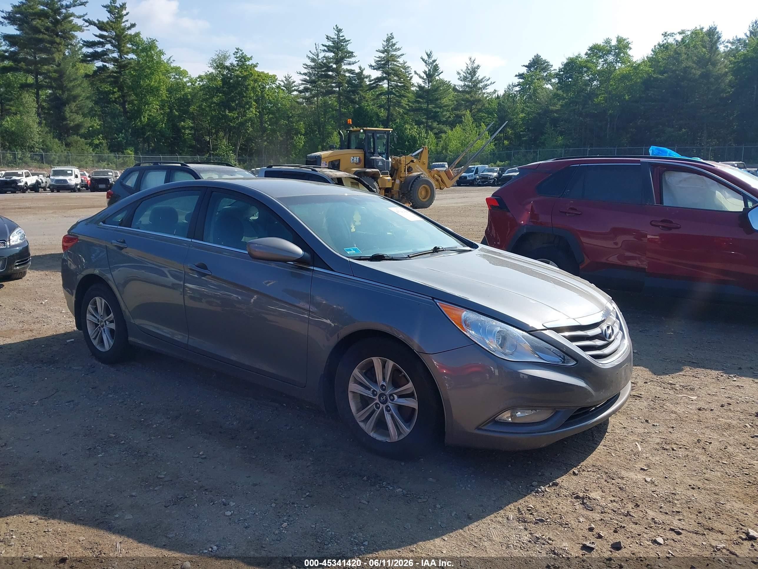 2013 Hyundai Sonata Gls Gray vin: 5NPEB4AC6DH546519