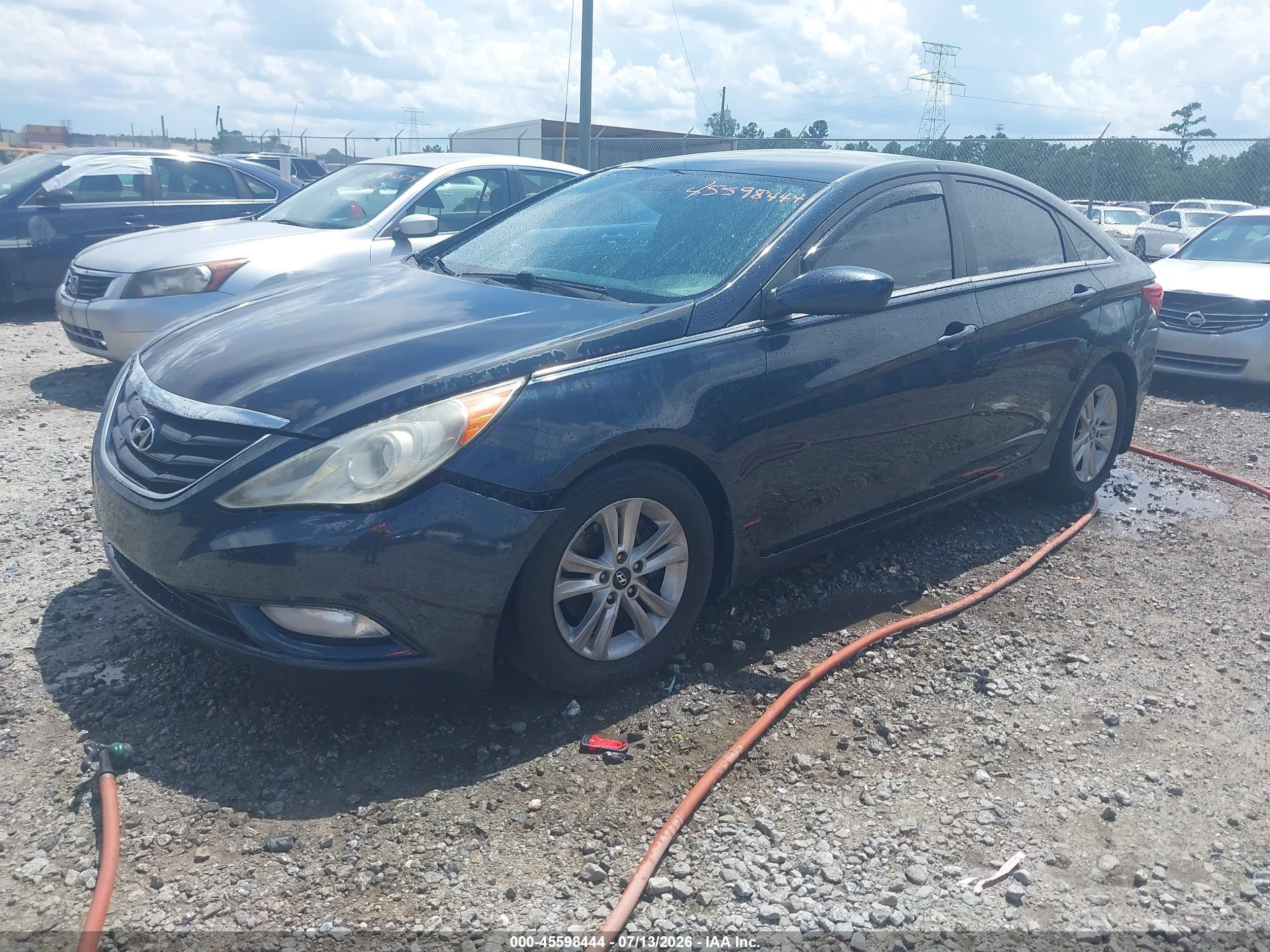 2013 Hyundai Sonata Gls Dark Blue vin: 5NPEB4AC6DH552305
