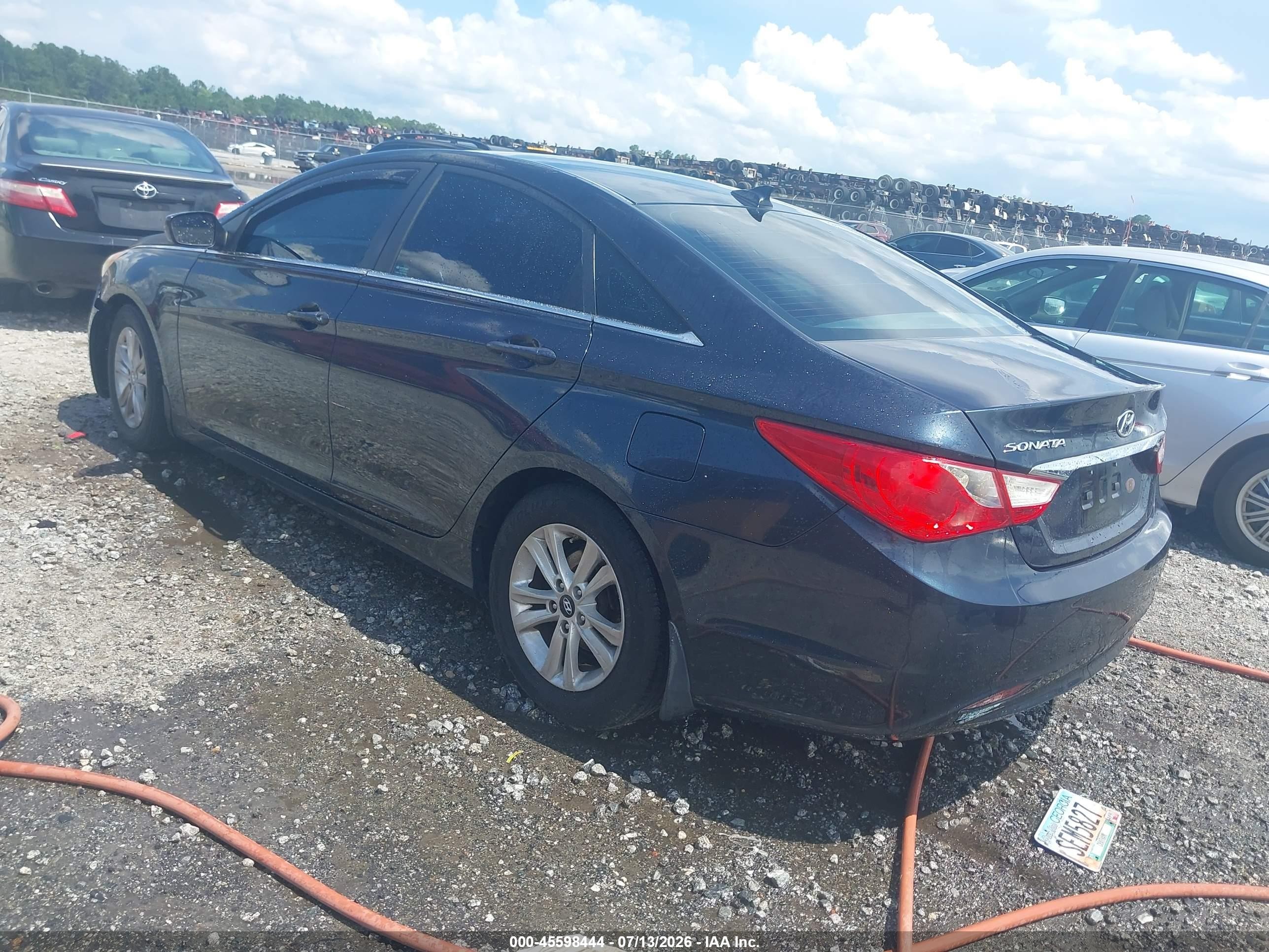 2013 Hyundai Sonata Gls Dark Blue vin: 5NPEB4AC6DH552305