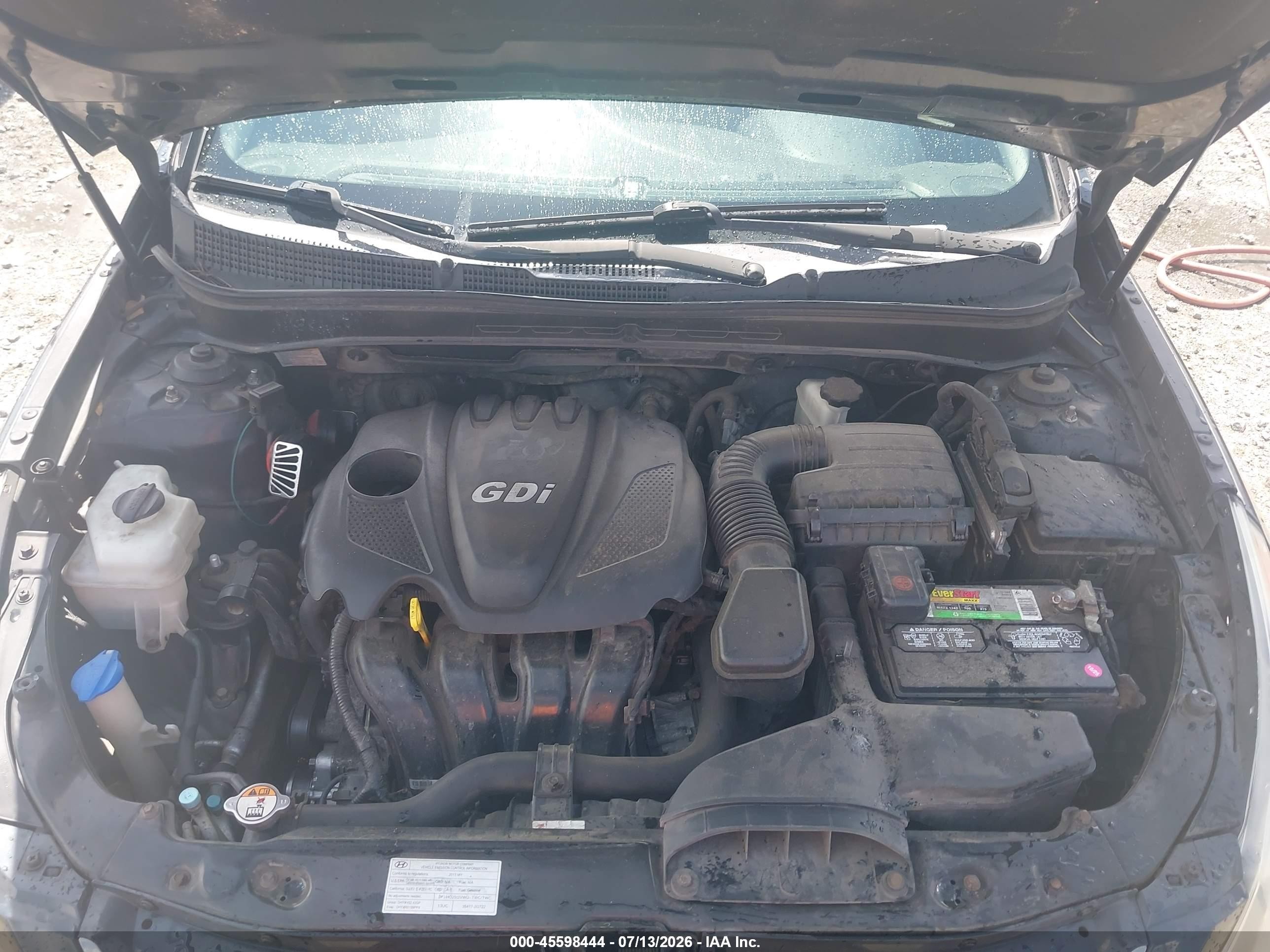 2013 Hyundai Sonata Gls Dark Blue vin: 5NPEB4AC6DH552305