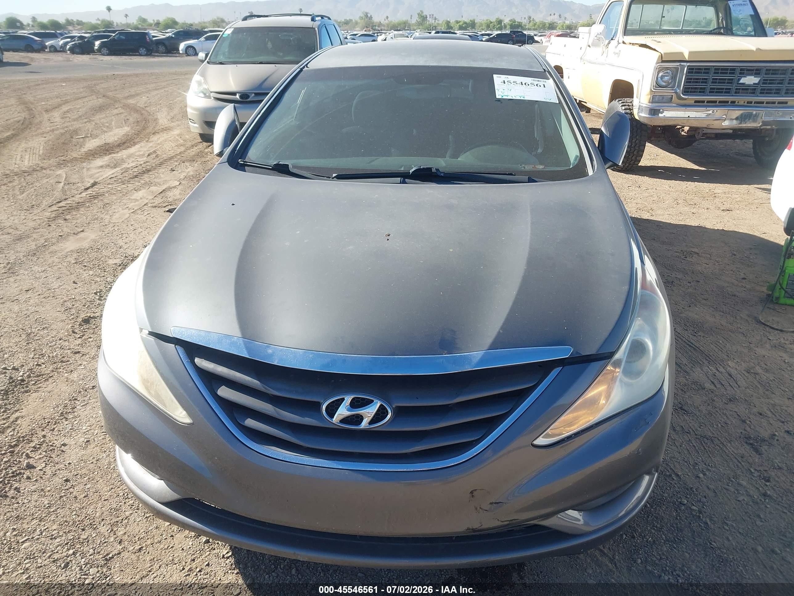 2013 Hyundai Sonata Gls Gray vin: 5NPEB4AC6DH561604