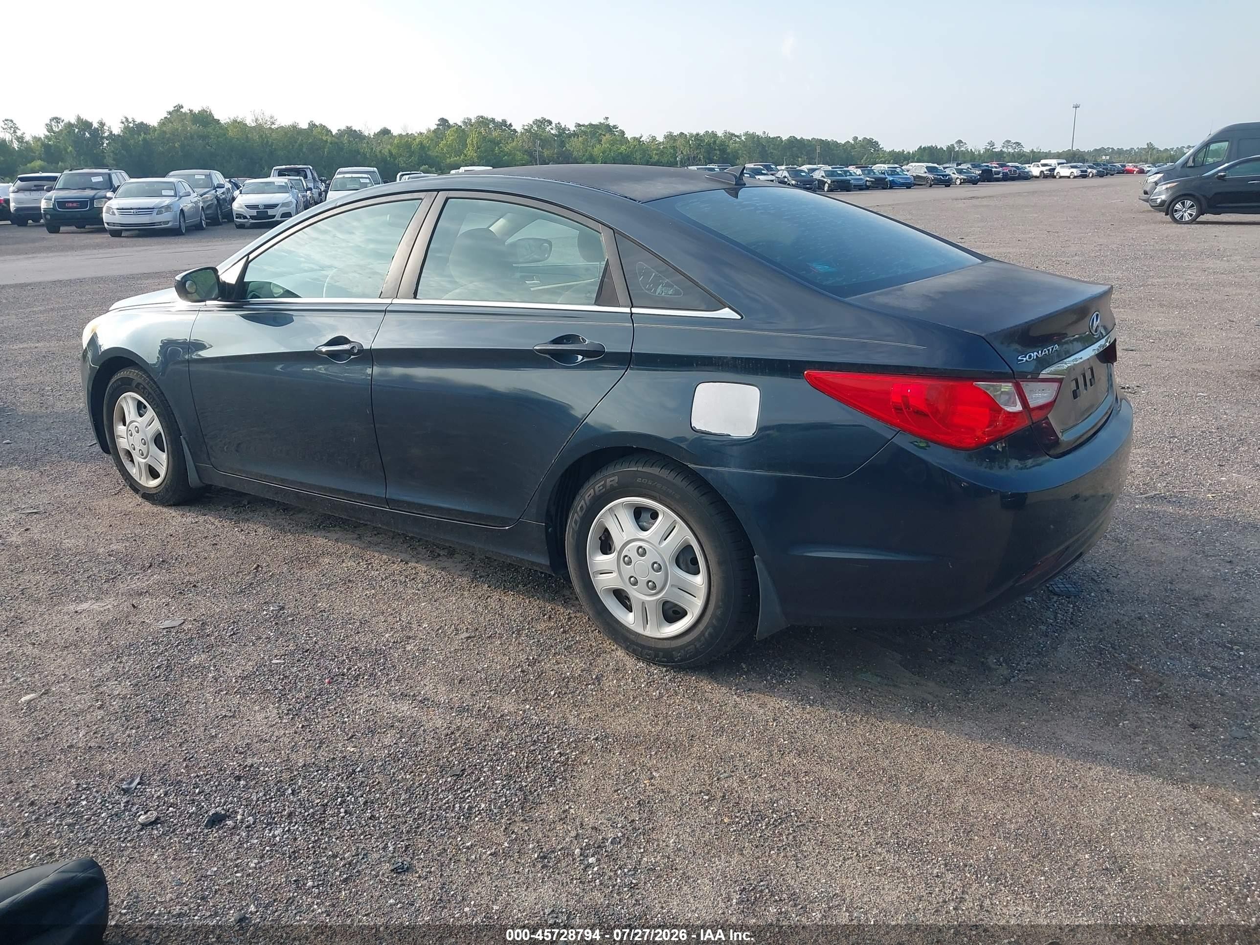 2013 Hyundai Sonata Gls Black vin: 5NPEB4AC6DH572506