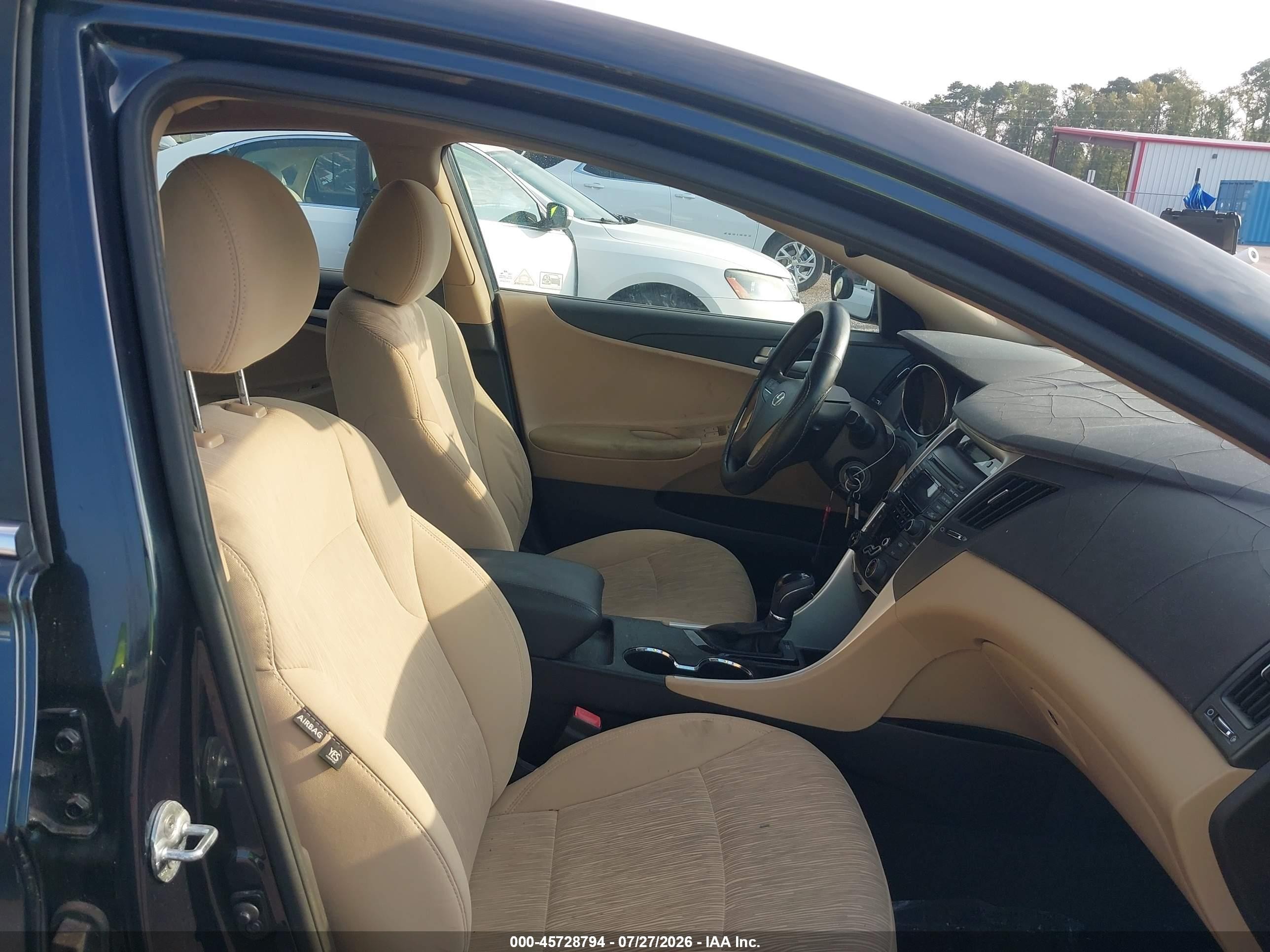2013 Hyundai Sonata Gls Black vin: 5NPEB4AC6DH572506