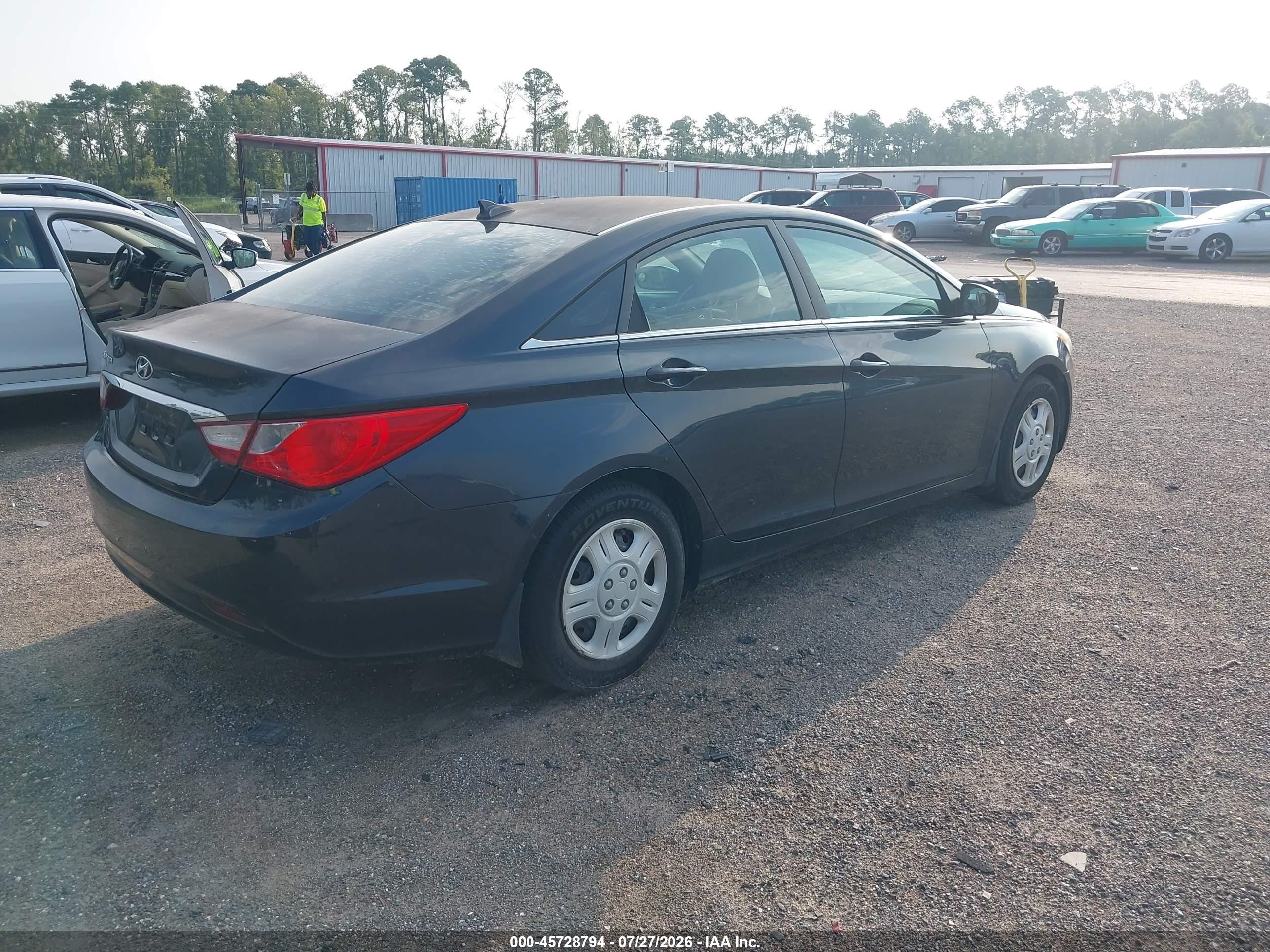 2013 Hyundai Sonata Gls Black vin: 5NPEB4AC6DH572506