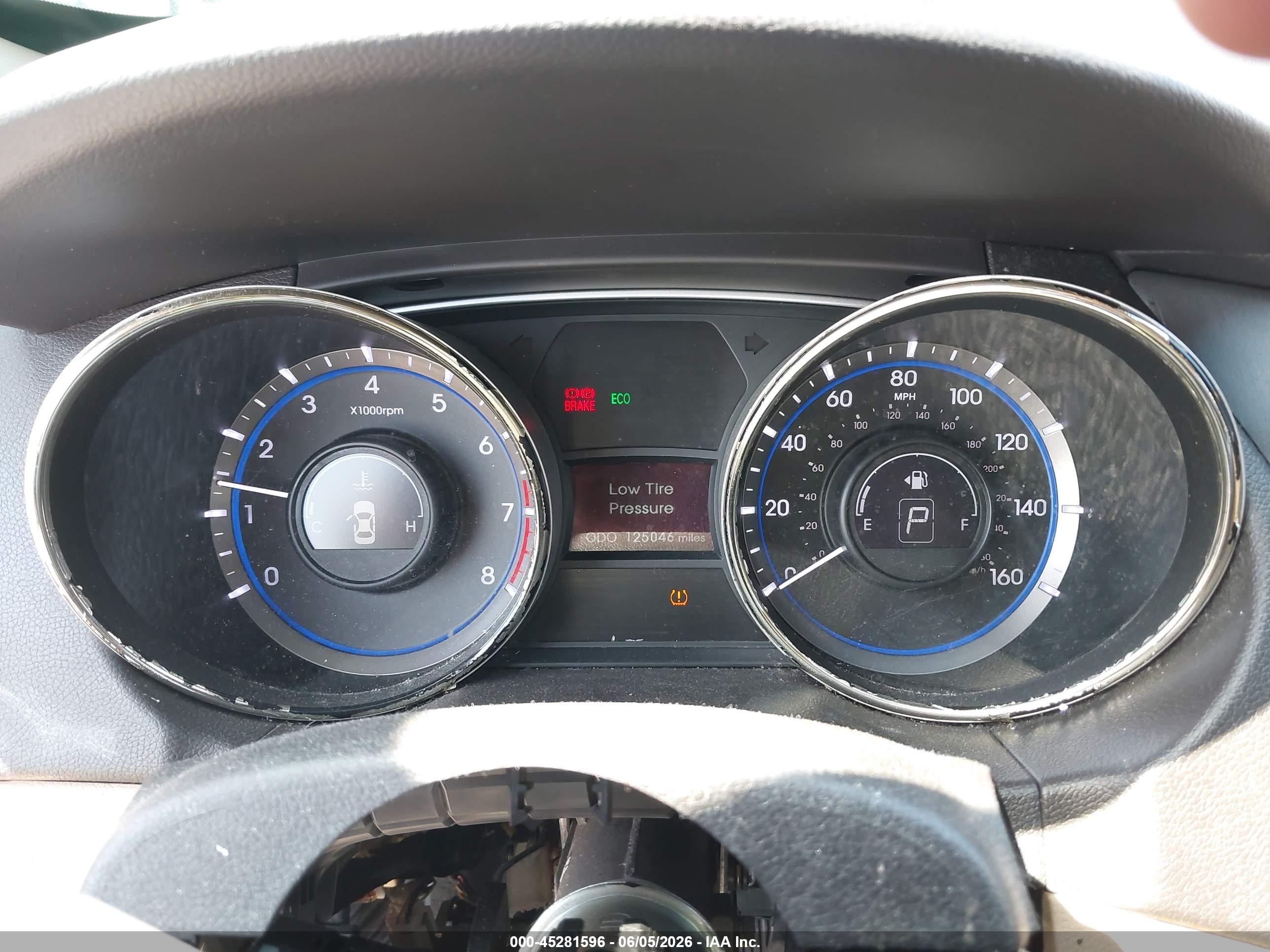 2013 Hyundai Sonata Gls White vin: 5NPEB4AC6DH576488