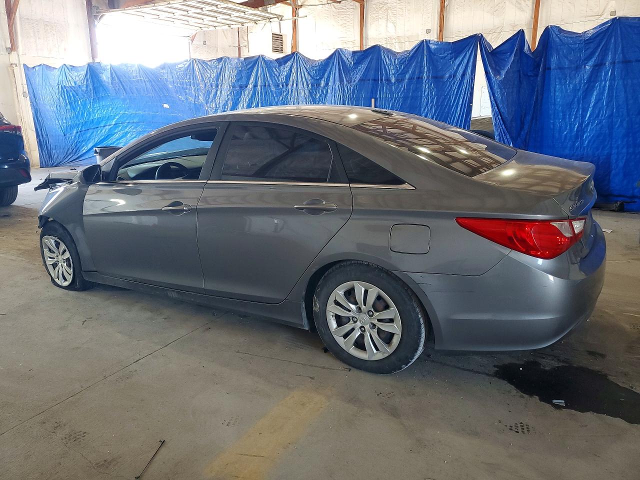 2013 Hyundai Sonata Gls Gray vin: 5NPEB4AC6DH581089
