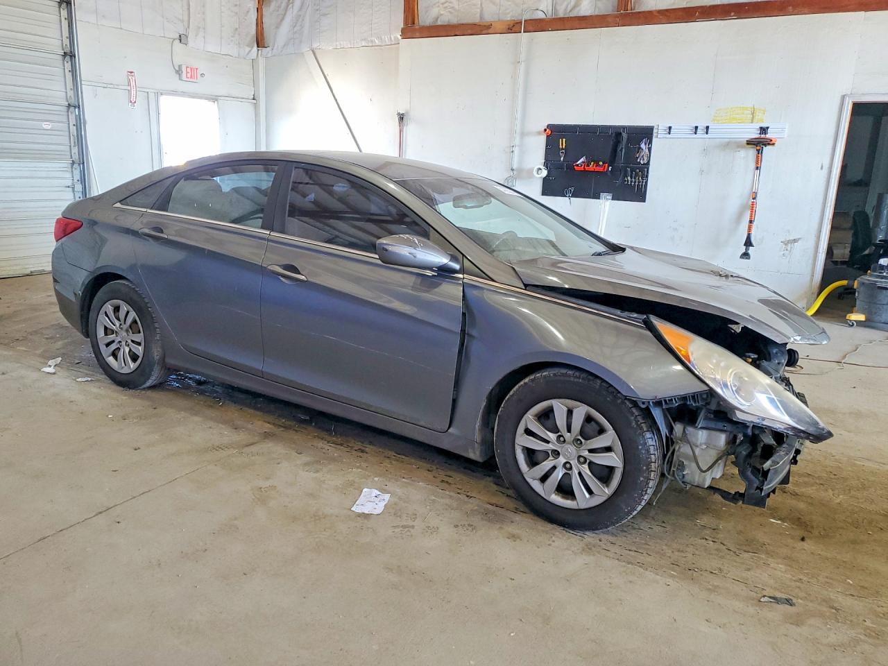 2013 Hyundai Sonata Gls Gray vin: 5NPEB4AC6DH581089