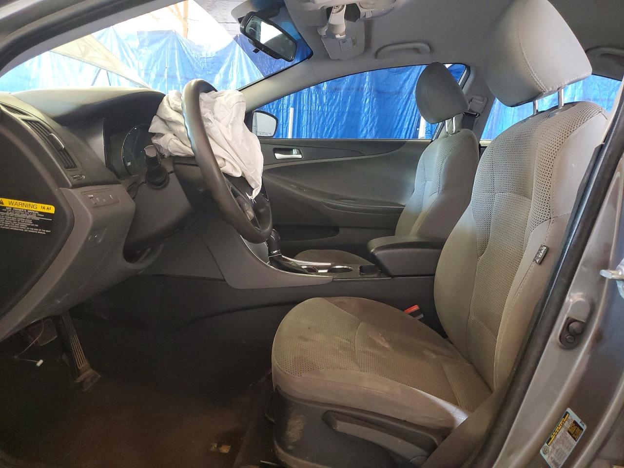 2013 Hyundai Sonata Gls Gray vin: 5NPEB4AC6DH581089