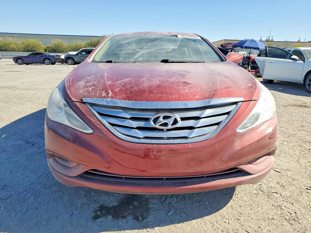 2013 Hyundai Sonata Gls Red vin: 5NPEB4AC6DH585532