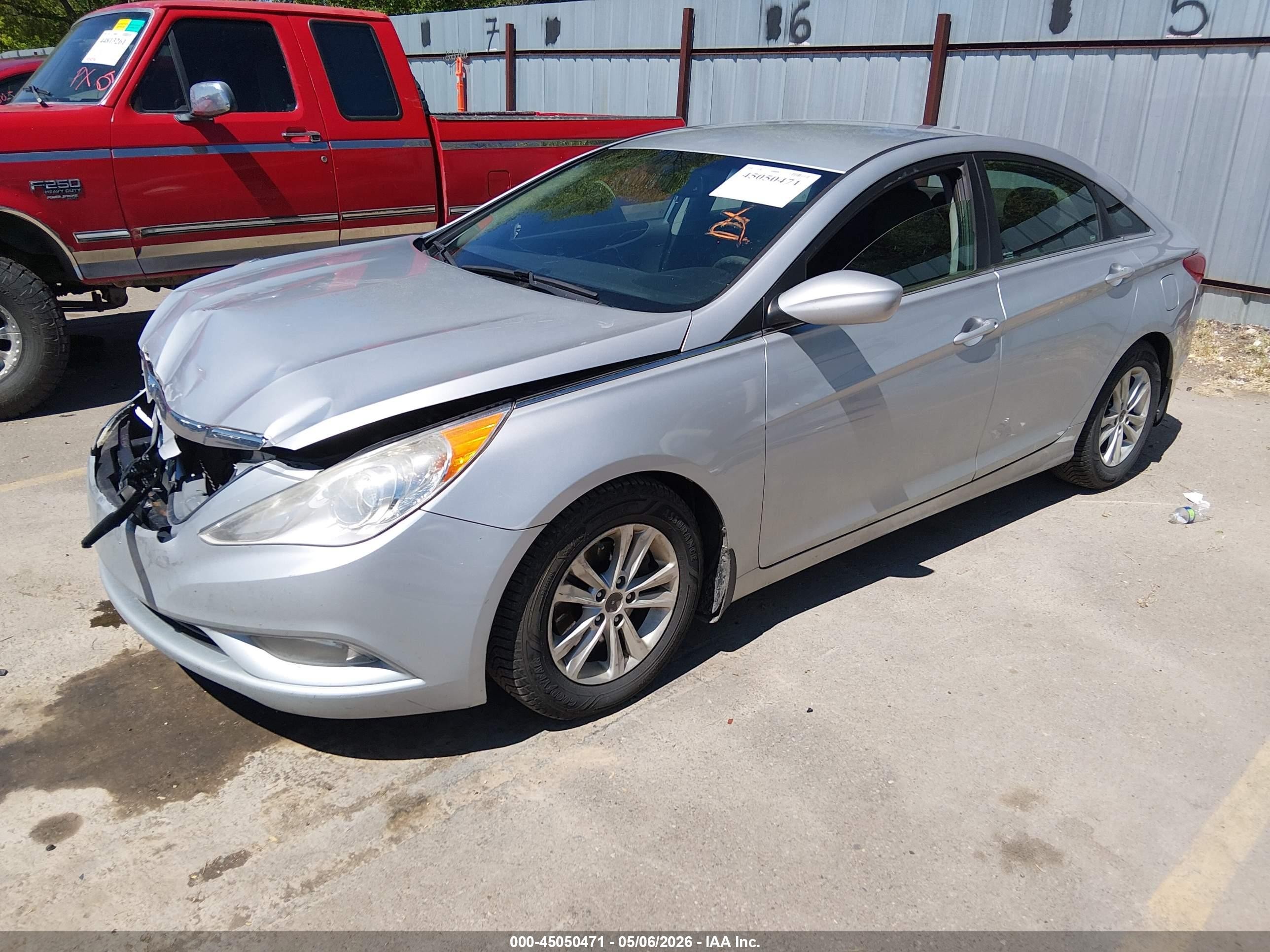 2013 Hyundai Sonata Gls Silver vin: 5NPEB4AC6DH589399