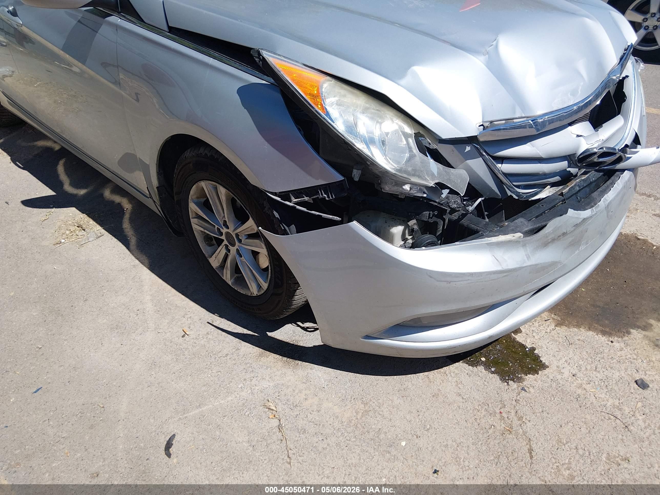 2013 Hyundai Sonata Gls Silver vin: 5NPEB4AC6DH589399