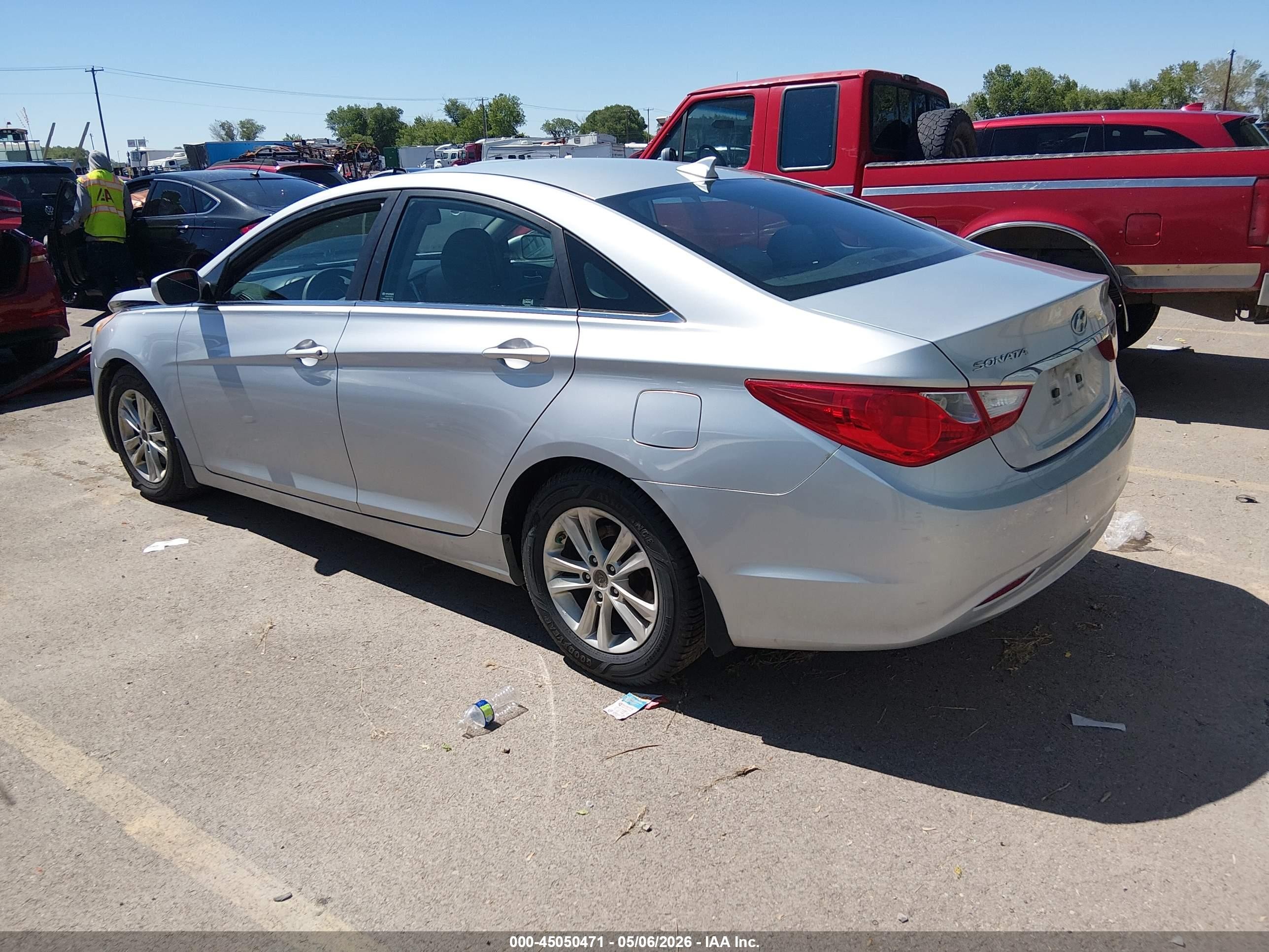 2013 Hyundai Sonata Gls Silver vin: 5NPEB4AC6DH589399