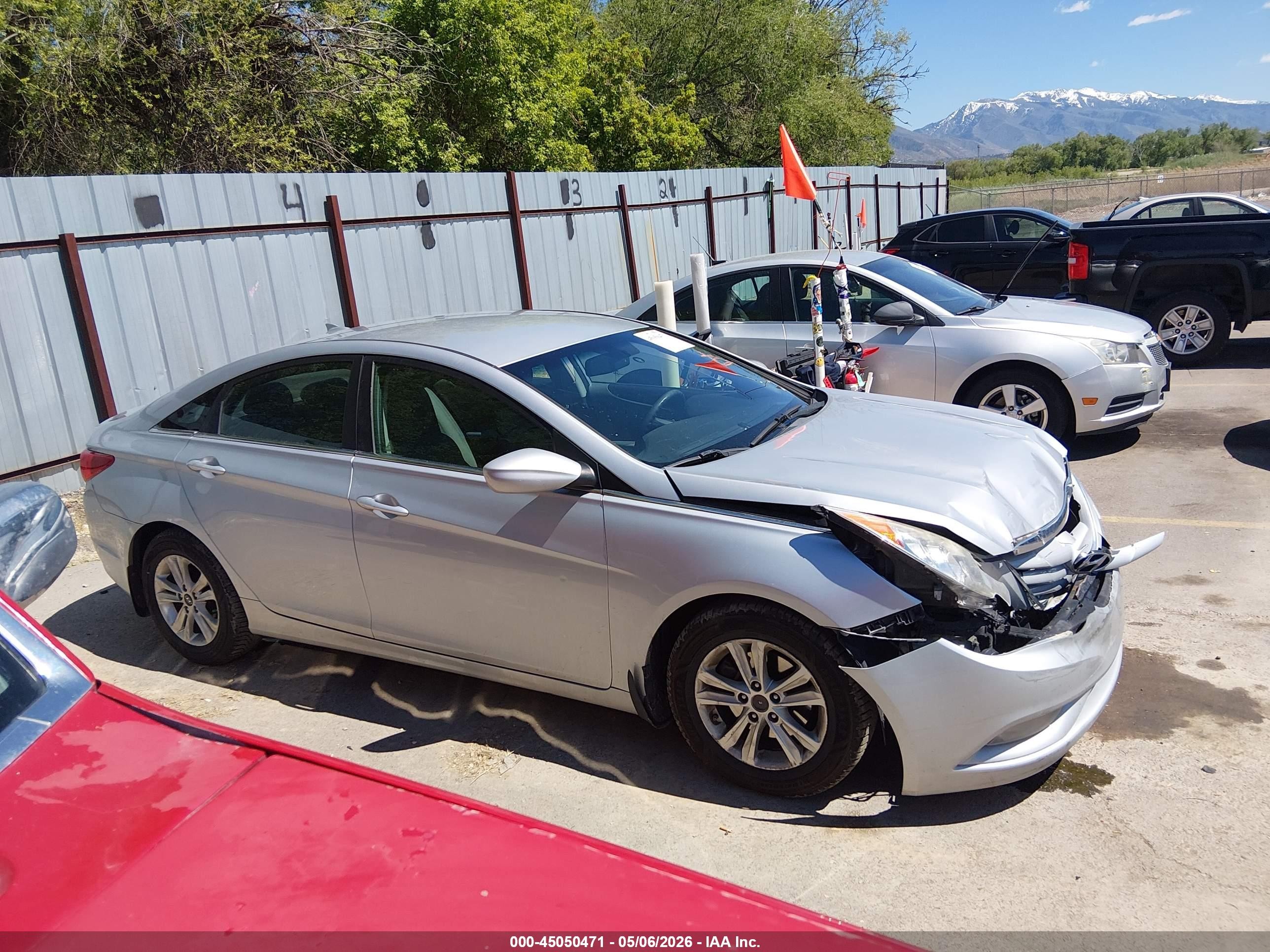 2013 Hyundai Sonata Gls Silver vin: 5NPEB4AC6DH589399