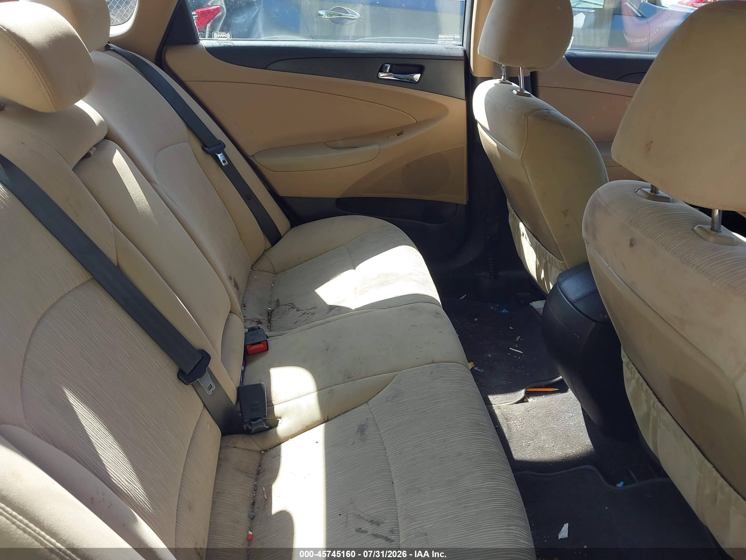 2013 Hyundai Sonata Gls White vin: 5NPEB4AC6DH598023