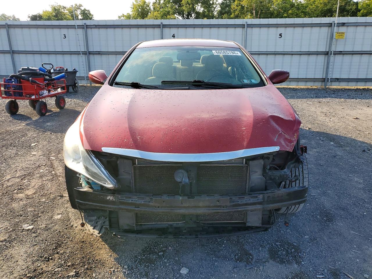2013 Hyundai Sonata Gls Red vin: 5NPEB4AC6DH600479