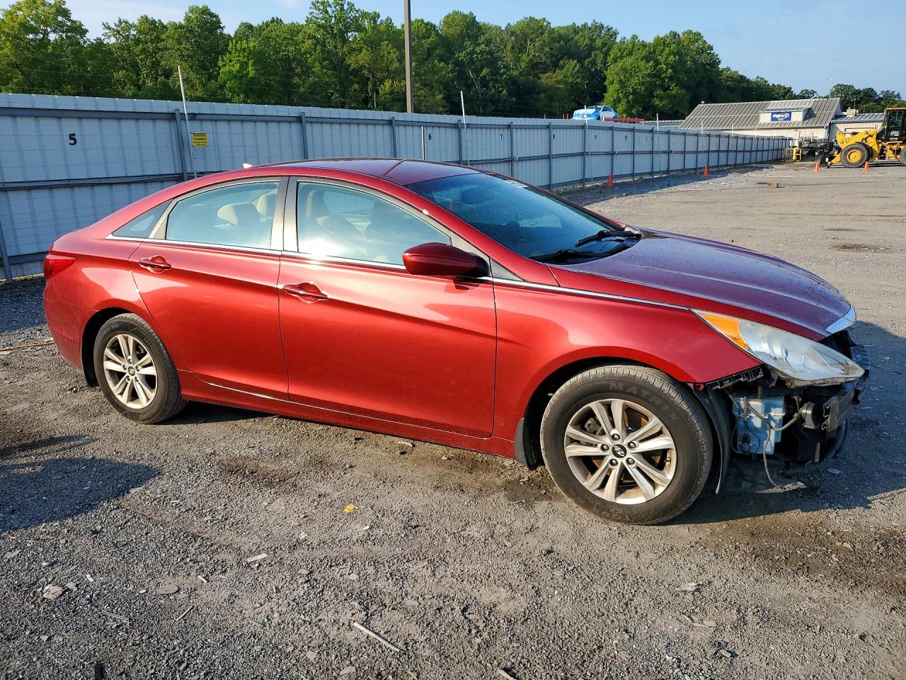 2013 Hyundai Sonata Gls Red vin: 5NPEB4AC6DH600479
