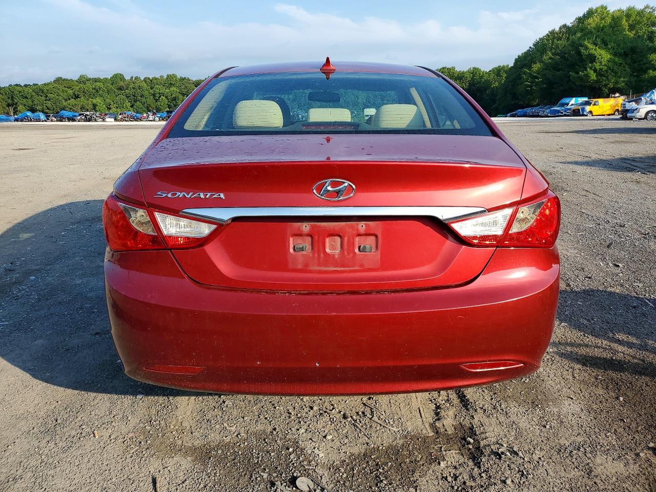 2013 Hyundai Sonata Gls Red vin: 5NPEB4AC6DH600479