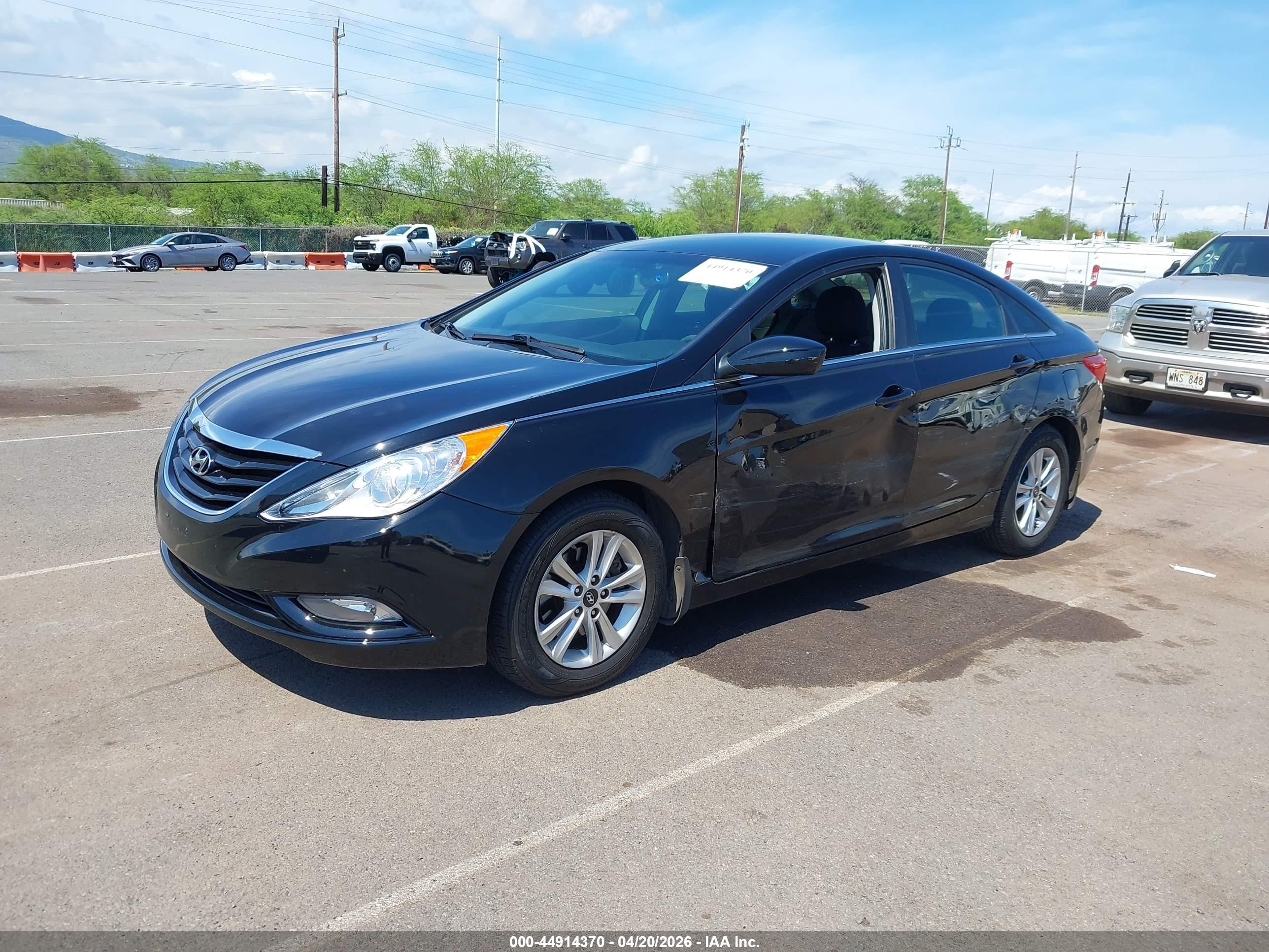 2013 Hyundai Sonata Gls Black vin: 5NPEB4AC6DH601535