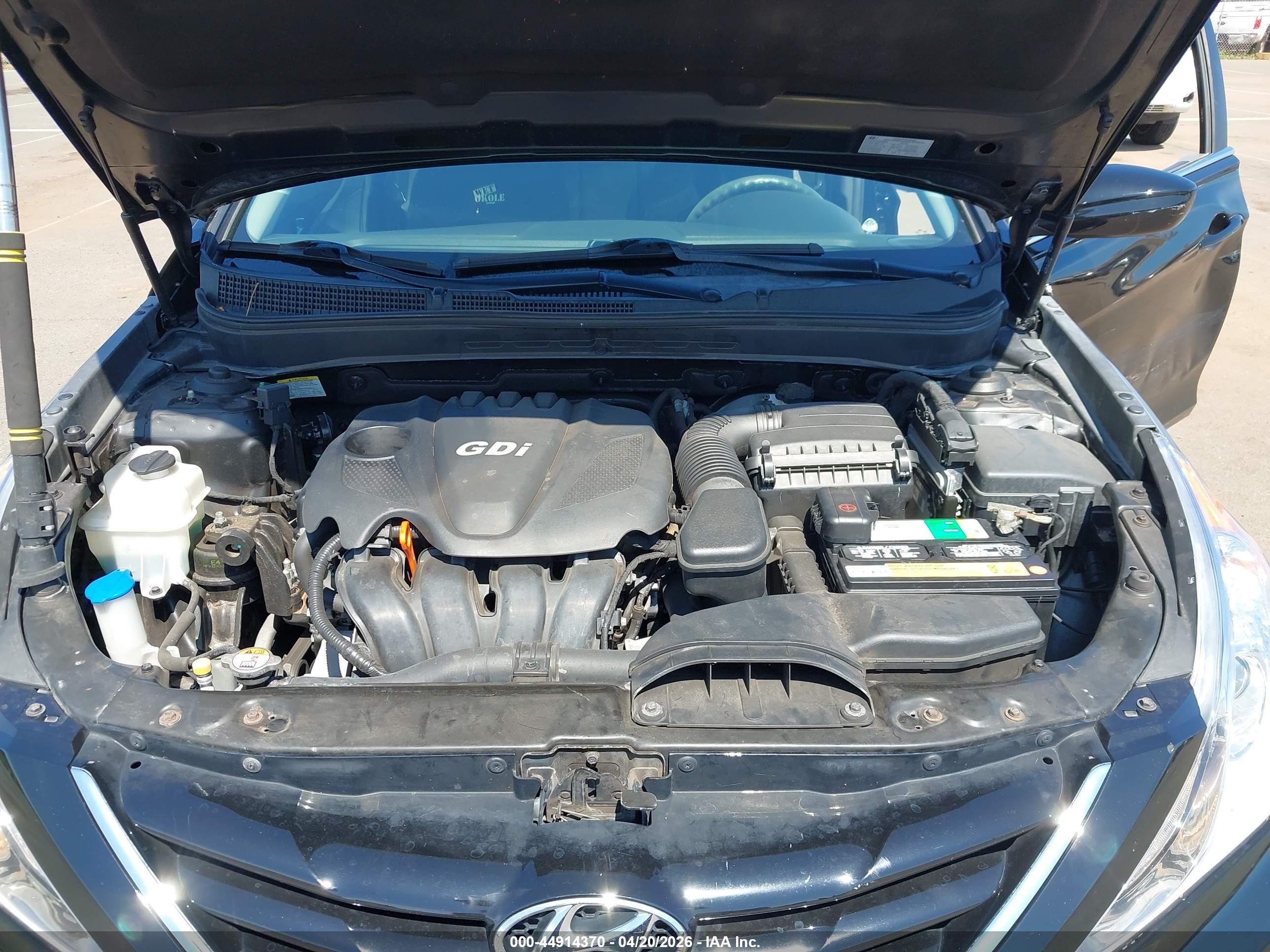 2013 Hyundai Sonata Gls Black vin: 5NPEB4AC6DH601535