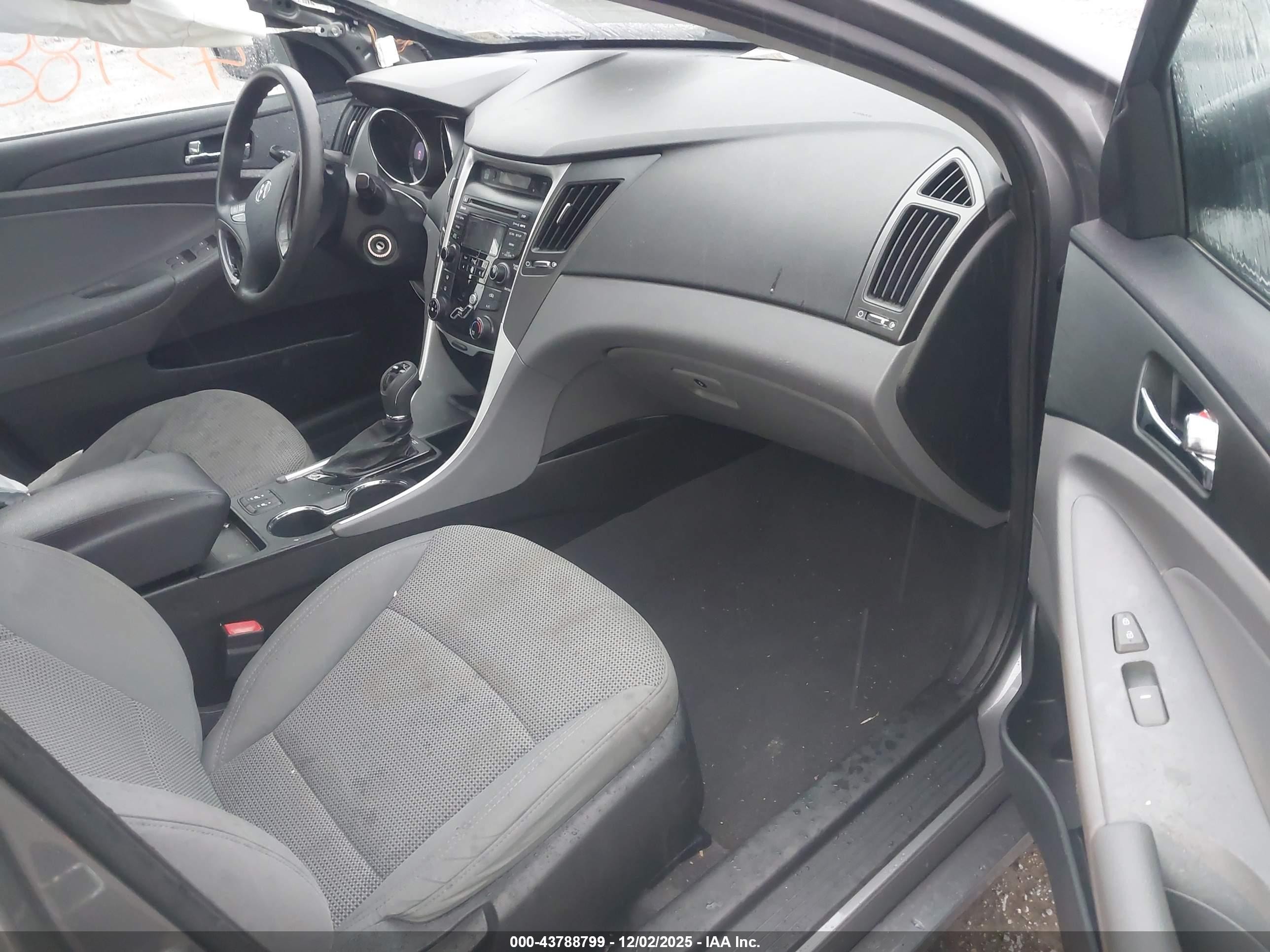 2013 Hyundai Sonata Gls Черный vin: 5NPEB4AC6DH615368