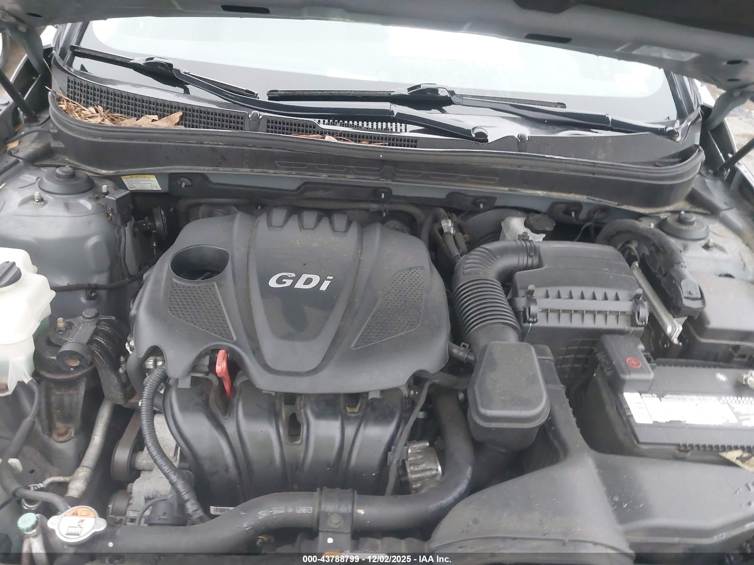 2013 Hyundai Sonata Gls Черный vin: 5NPEB4AC6DH615368