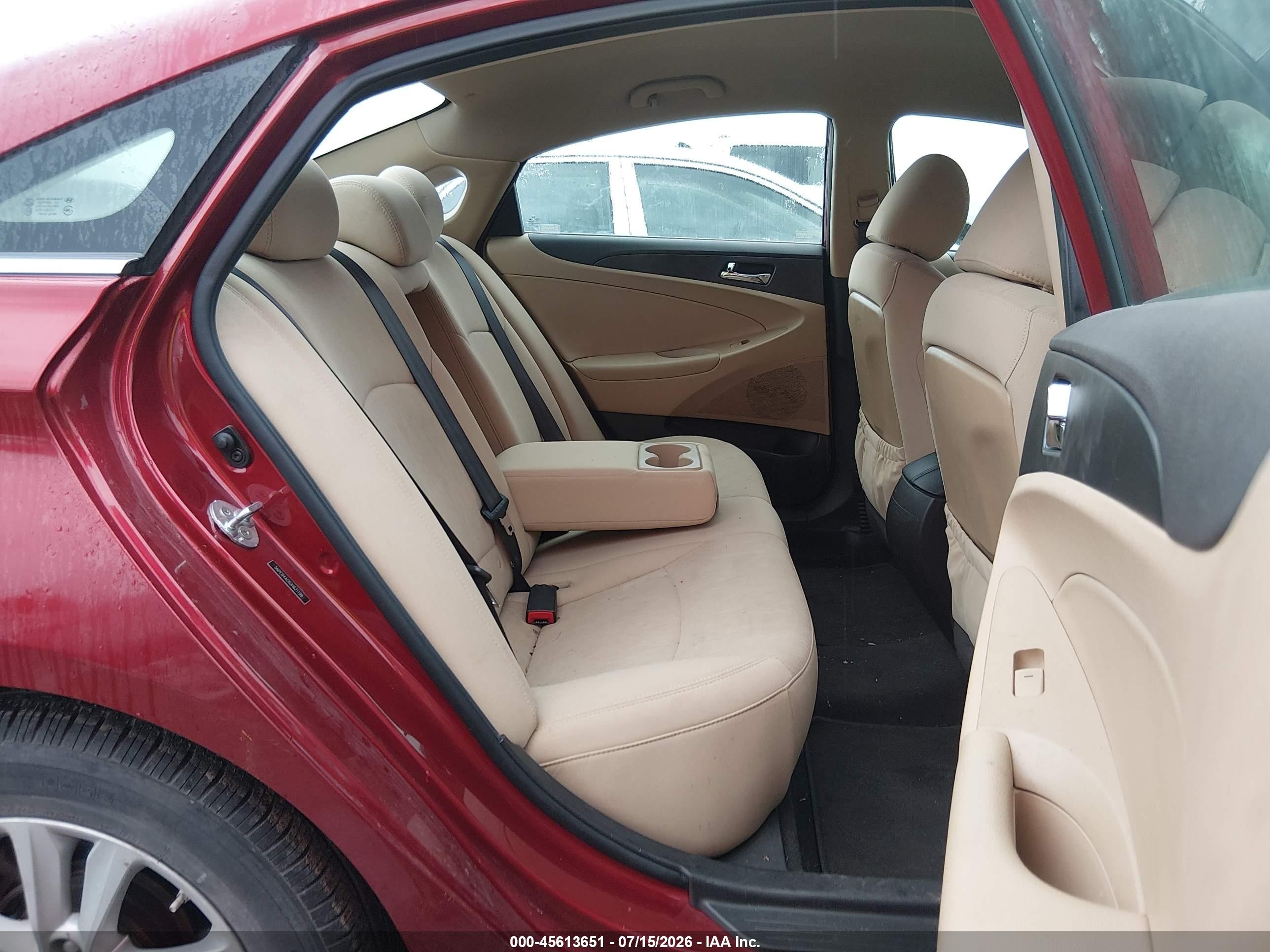 2013 Hyundai Sonata Gls Red vin: 5NPEB4AC6DH621199