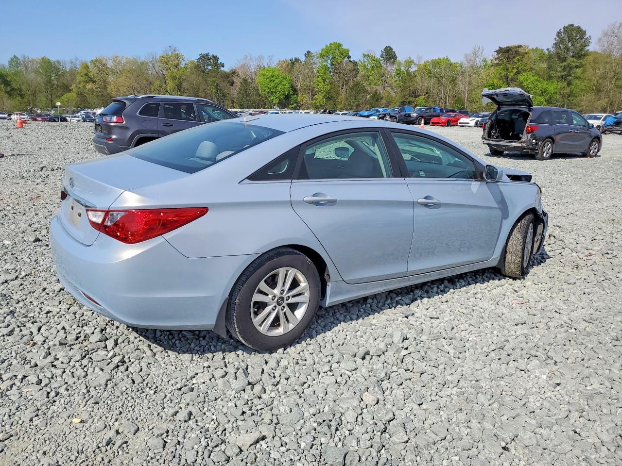 2013 Hyundai Sonata Gls Silver vin: 5NPEB4AC6DH627164