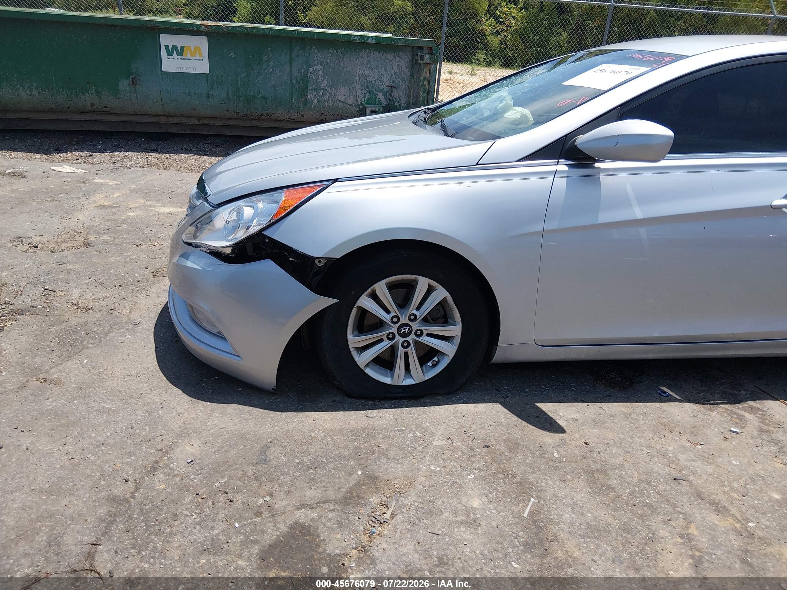 2013 Hyundai Sonata Gls Silver vin: 5NPEB4AC6DH664389