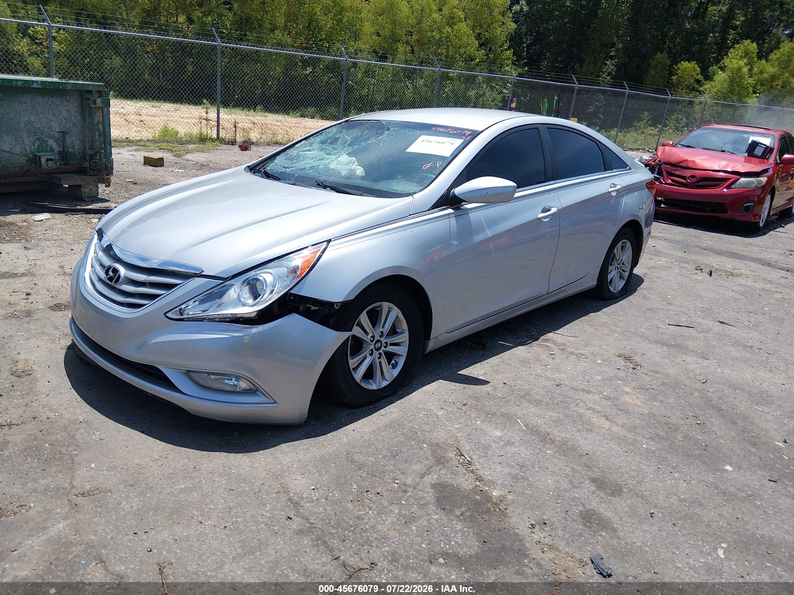 2013 Hyundai Sonata Gls Silver vin: 5NPEB4AC6DH664389