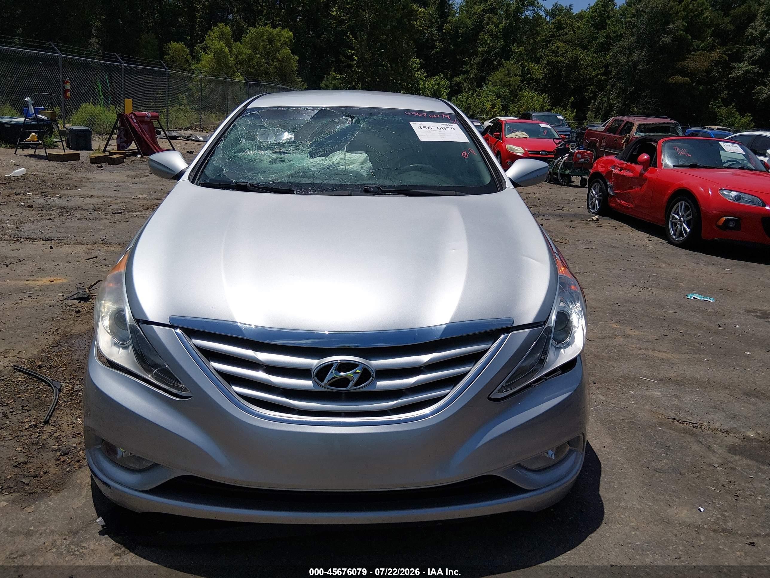 2013 Hyundai Sonata Gls Silver vin: 5NPEB4AC6DH664389