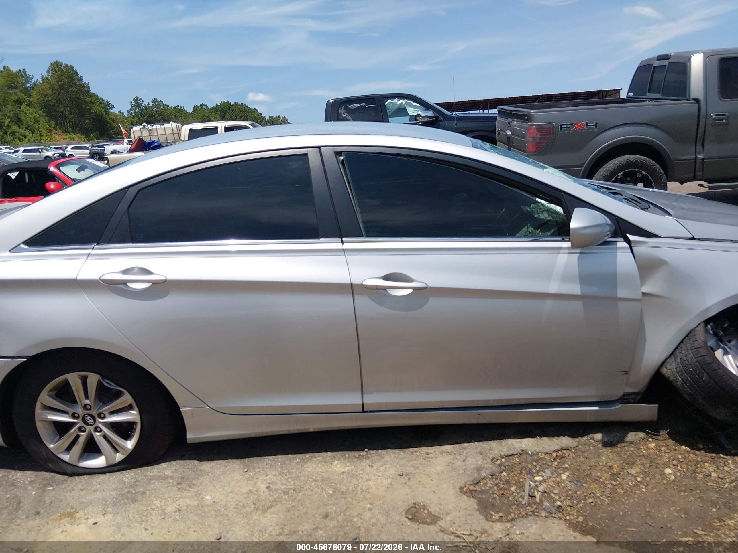 2013 Hyundai Sonata Gls Silver vin: 5NPEB4AC6DH664389