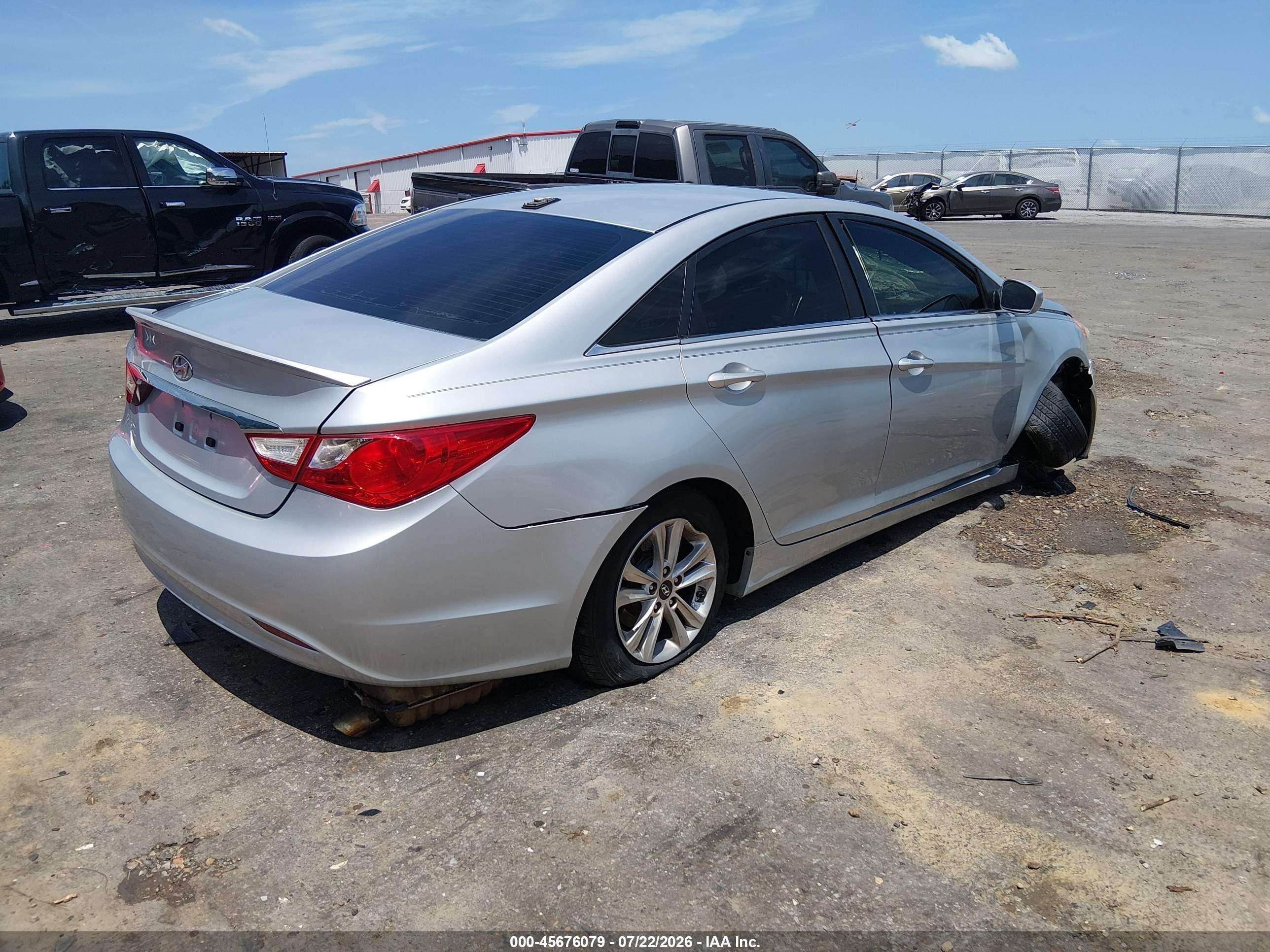 2013 Hyundai Sonata Gls Silver vin: 5NPEB4AC6DH664389