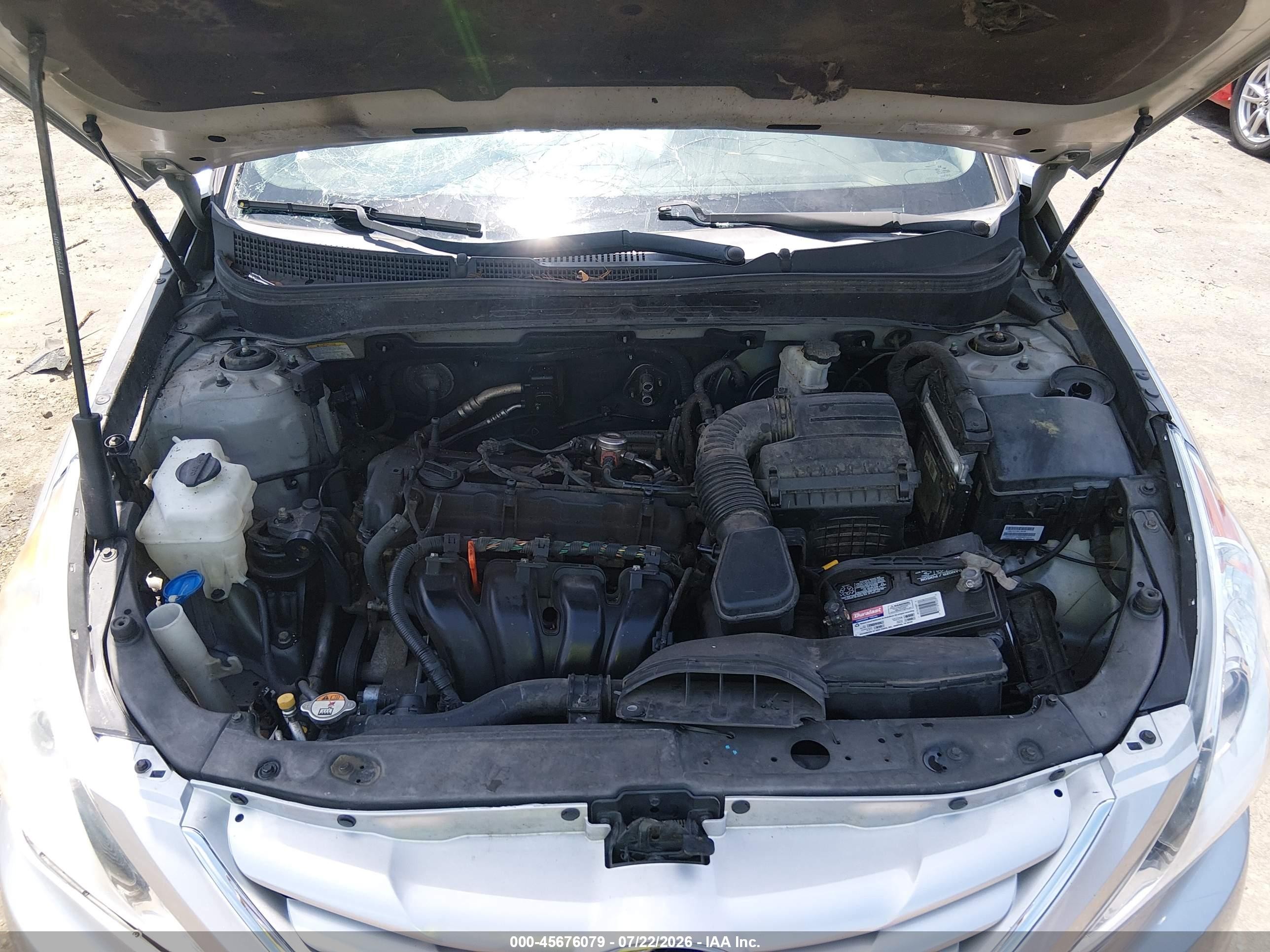 2013 Hyundai Sonata Gls Silver vin: 5NPEB4AC6DH664389