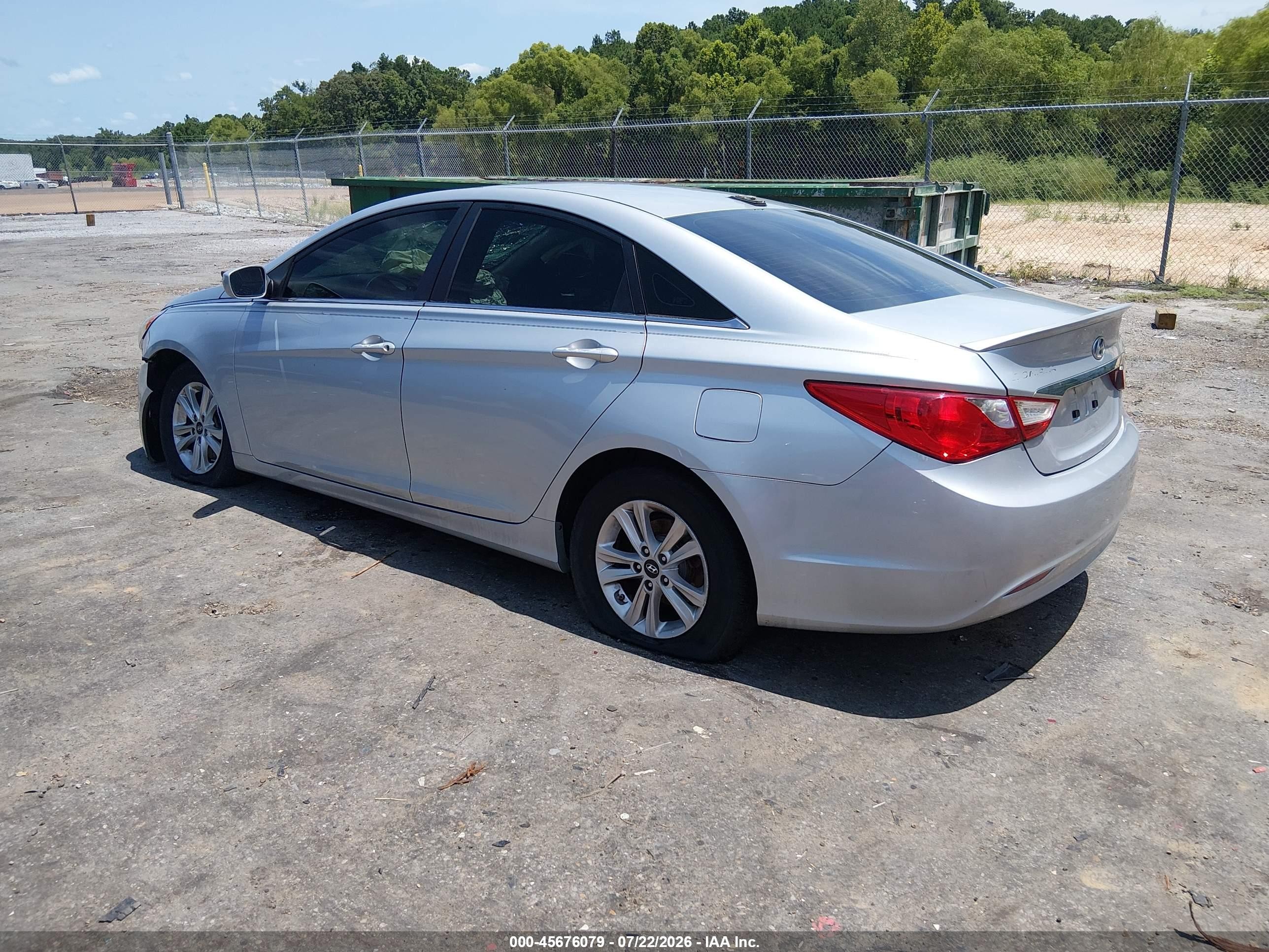2013 Hyundai Sonata Gls Silver vin: 5NPEB4AC6DH664389