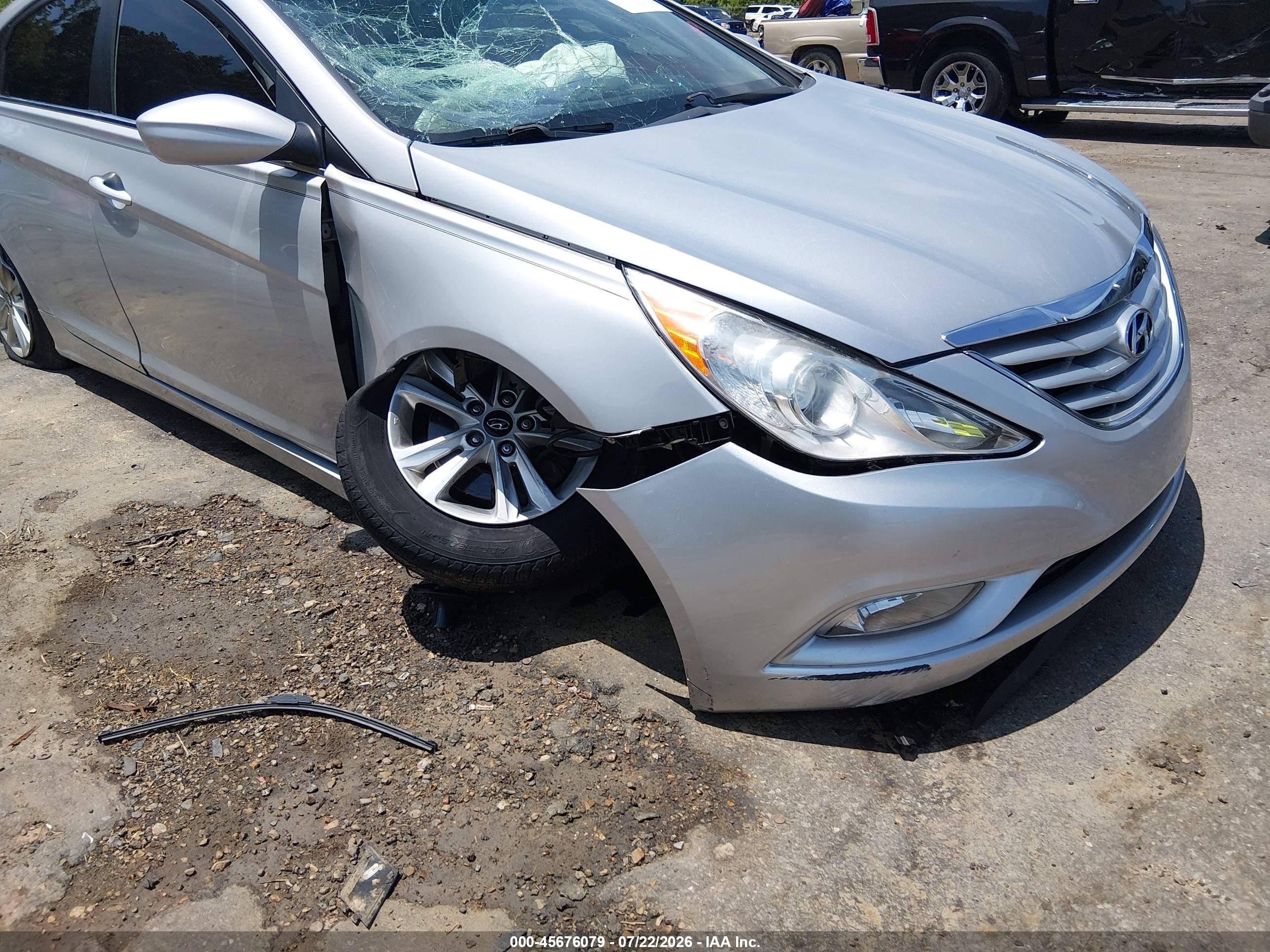2013 Hyundai Sonata Gls Silver vin: 5NPEB4AC6DH664389
