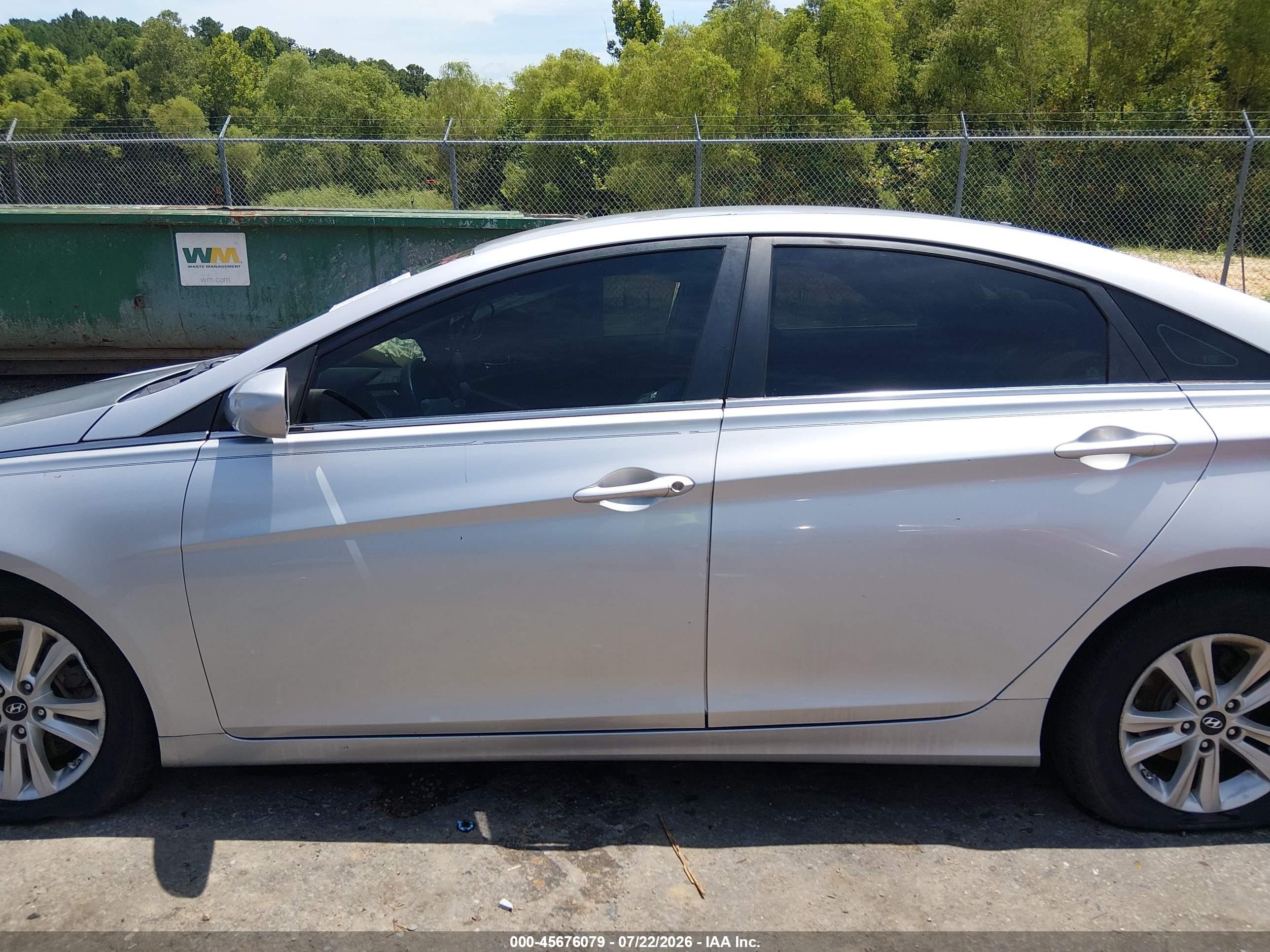 2013 Hyundai Sonata Gls Silver vin: 5NPEB4AC6DH664389