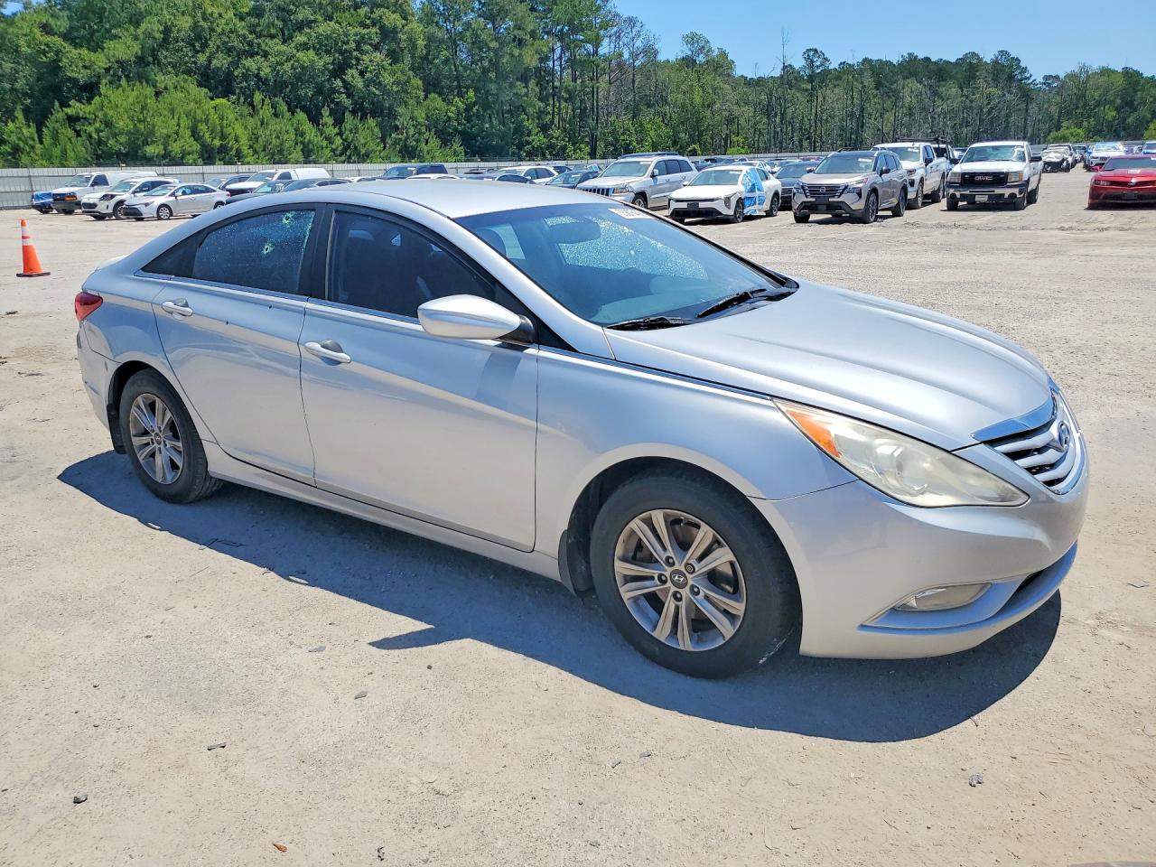 2013 Hyundai Sonata Gls Silver vin: 5NPEB4AC6DH668099