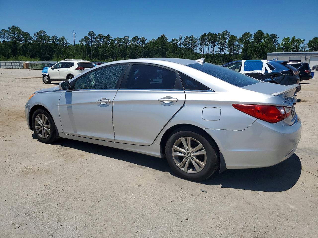 2013 Hyundai Sonata Gls Silver vin: 5NPEB4AC6DH668099